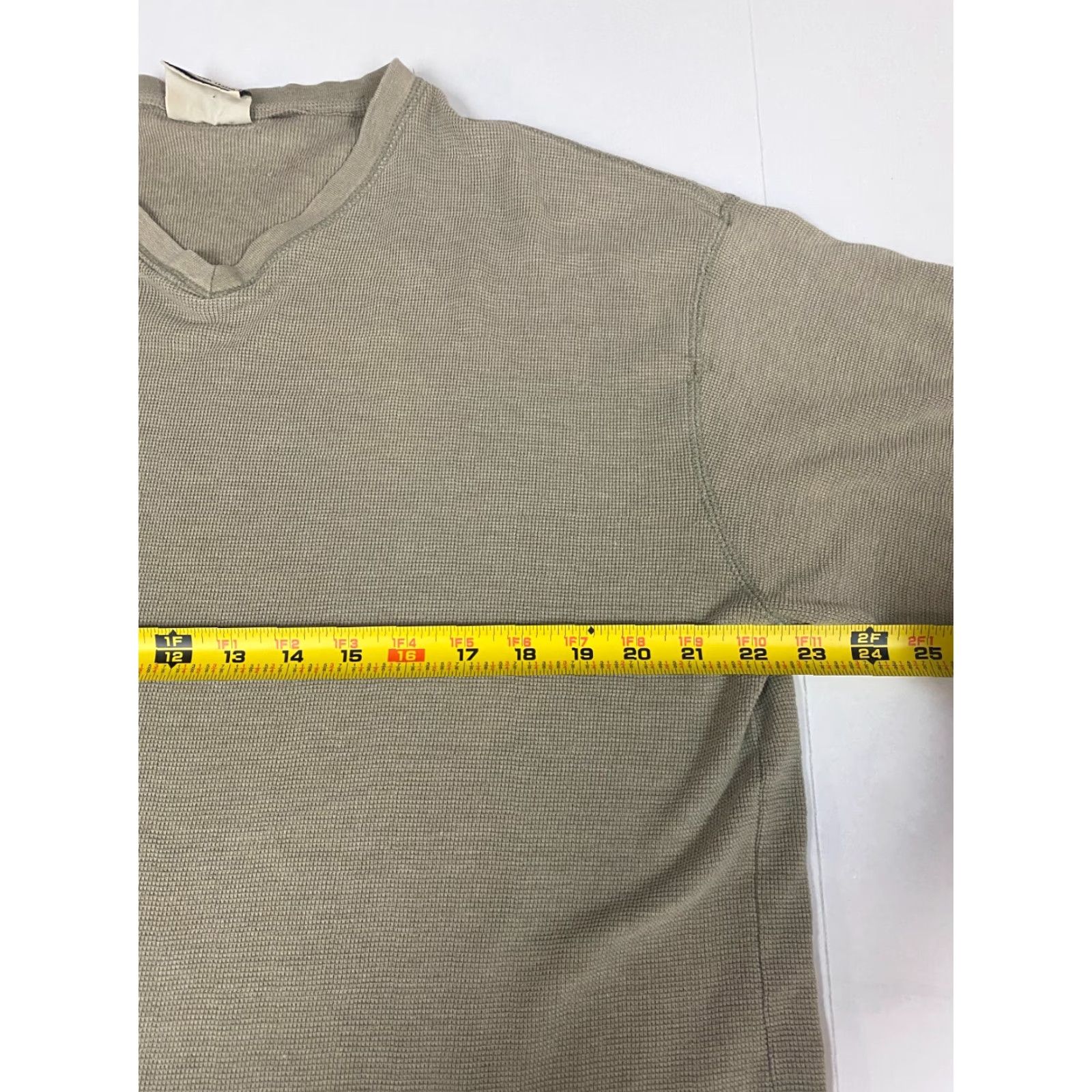 Bugle Boy Bugle Boy Mens Shirt XL Beige V-Neck Short Sleeve Cotton Breathable Stretch Logo T-Shirt Regular Vintage No Size US XL / EU 56 / 4 - 5 Thumbnail