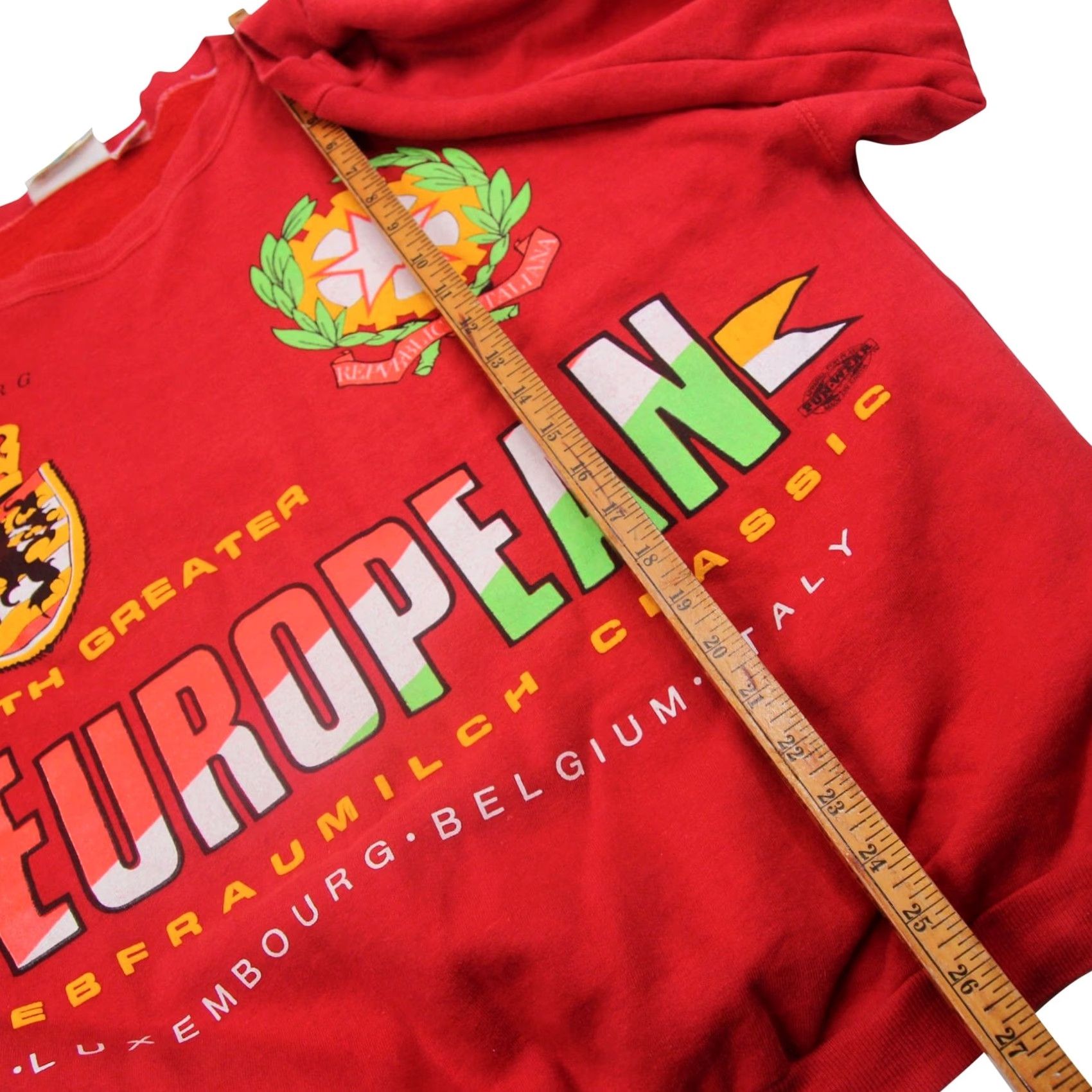 Vintage VINTAGE Sweatshirt 25th Greater European Liebfraumilch Classic Wine Graphic Red XL Mens Size US XL / EU 56 / 4 - 6 Thumbnail