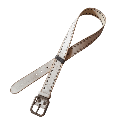 PPFM ☠️ Garrison stud punk rock style leather belt Size ONE SIZE - 1 Thumbnail