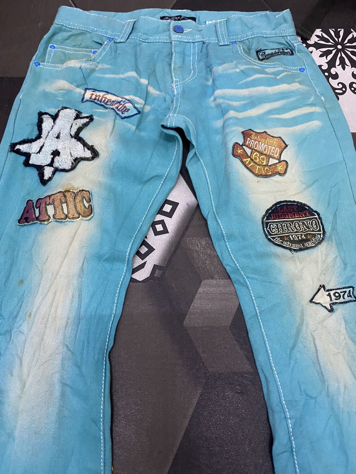 Hysteric Glamour × In The Attic × Tornado Mart Flare jeans In the Attic patchwork boot Cut Size US 30 / EU 46 - 3 Thumbnail