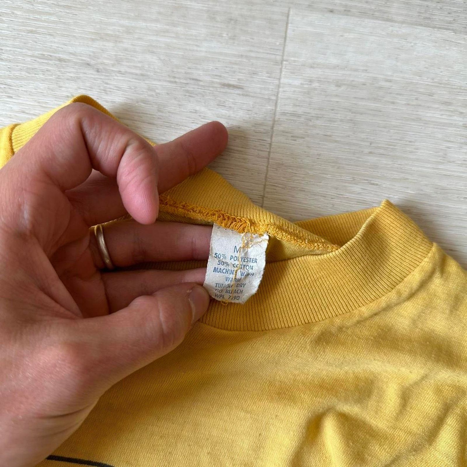 Vintage Super Rare Vintage 70s NORML National Marijuana Yellow Shirt Size US M / EU 48-50 / 2 - 3 Thumbnail