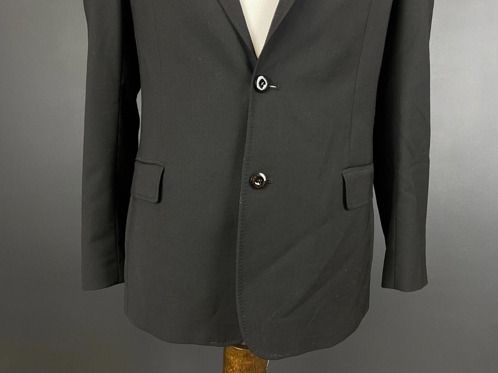 Versace Versace Jeans Couture Black Wool 2 Size M / EU 48 / US 38 Size US M / EU 48-50 / 2 - 3 Thumbnail