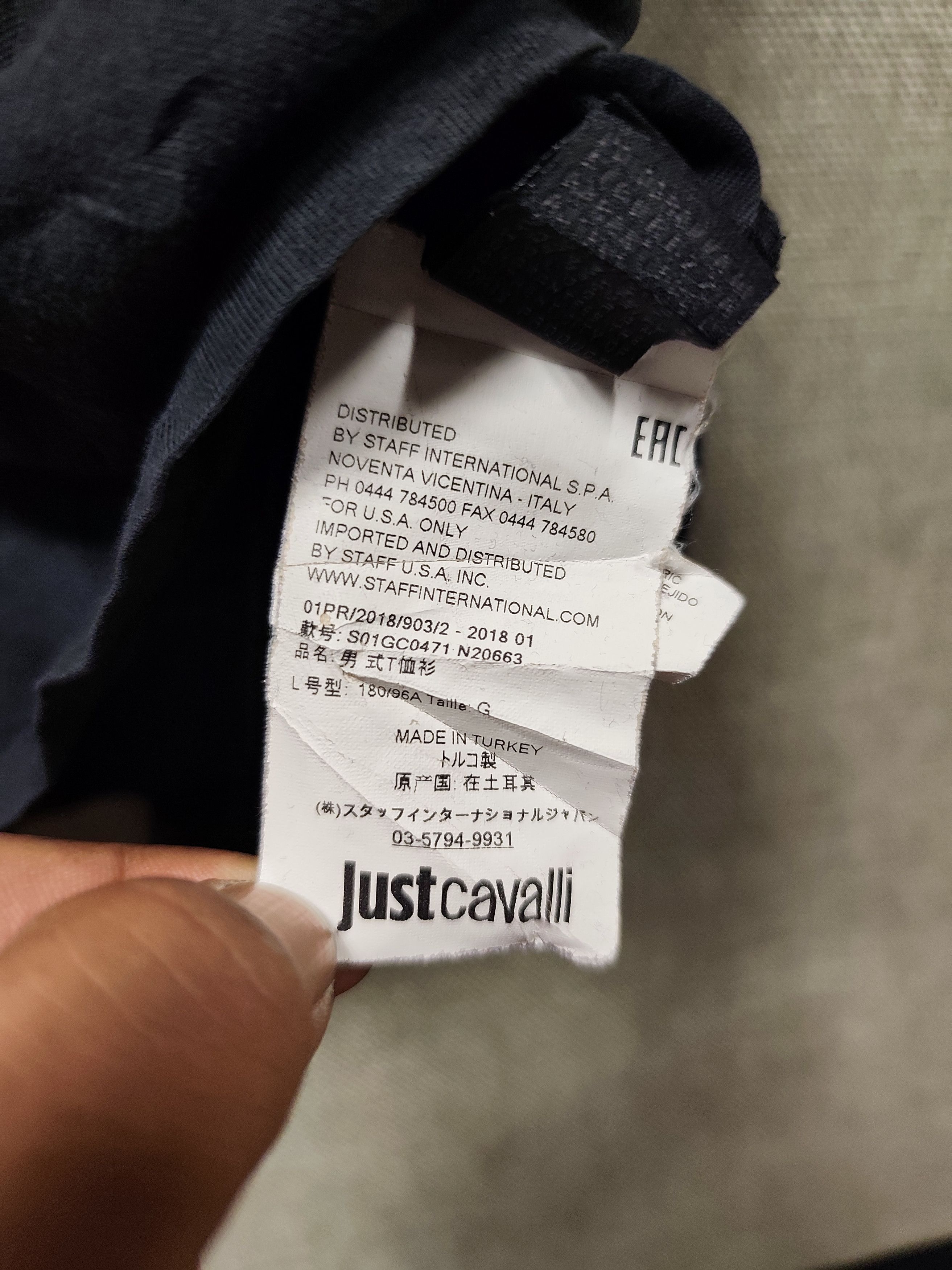 Just Cavalli Just cavalli tee Size US M / EU 48-50 / 2 - 8 Thumbnail