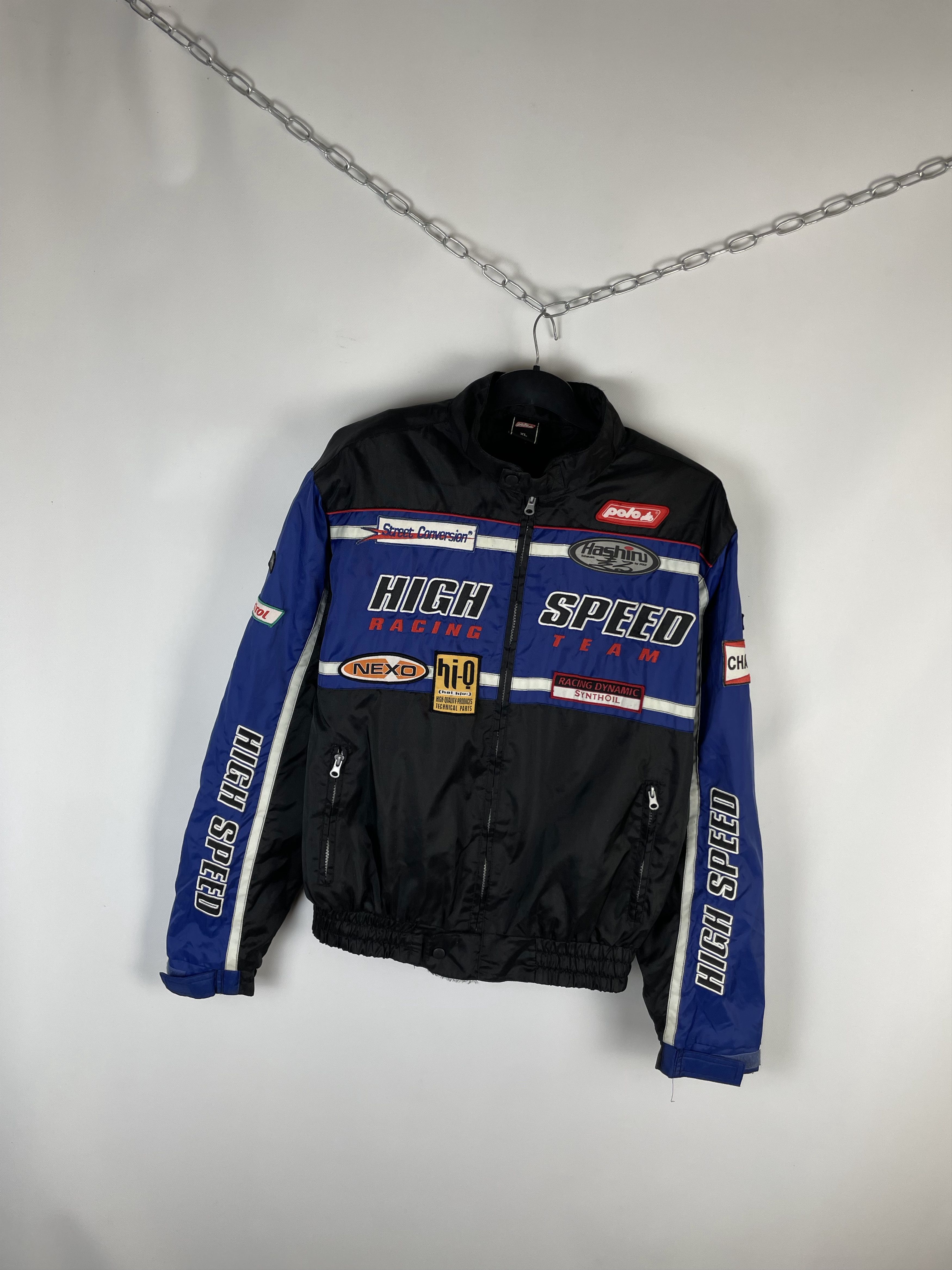 Japanese Brand × Vintage Vintage Racing Jacket High Speed Moto Team Y2K Size US XL / EU 56 / 4 - 2 Thumbnail
