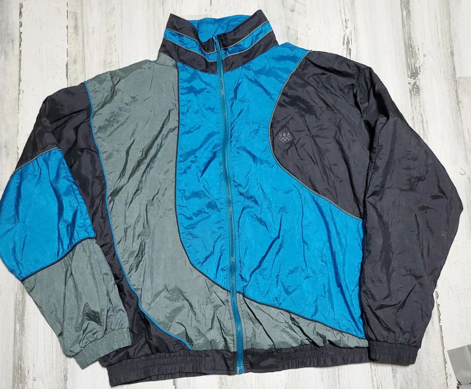 JCPenney Bomber Jacket Size US XL / EU 56 / 4 - 3 Thumbnail