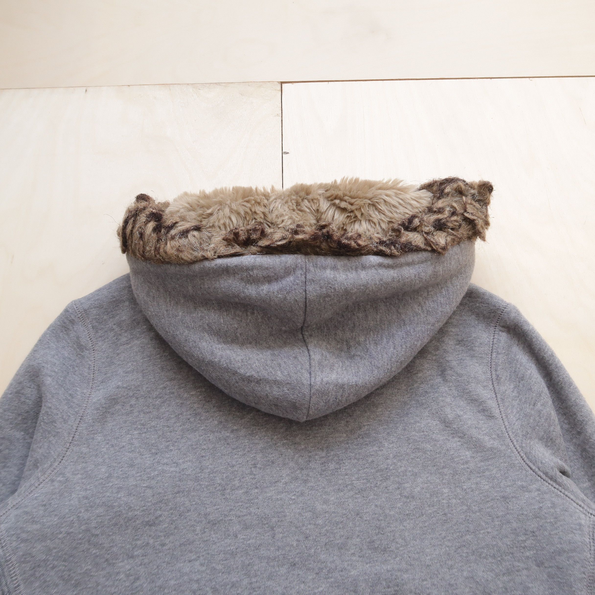 Japanese Brand 2000s Aeropostale Fur Hoodie Plaid Inner Like GOA Size US M / EU 48-50 / 2 - 18 Thumbnail
