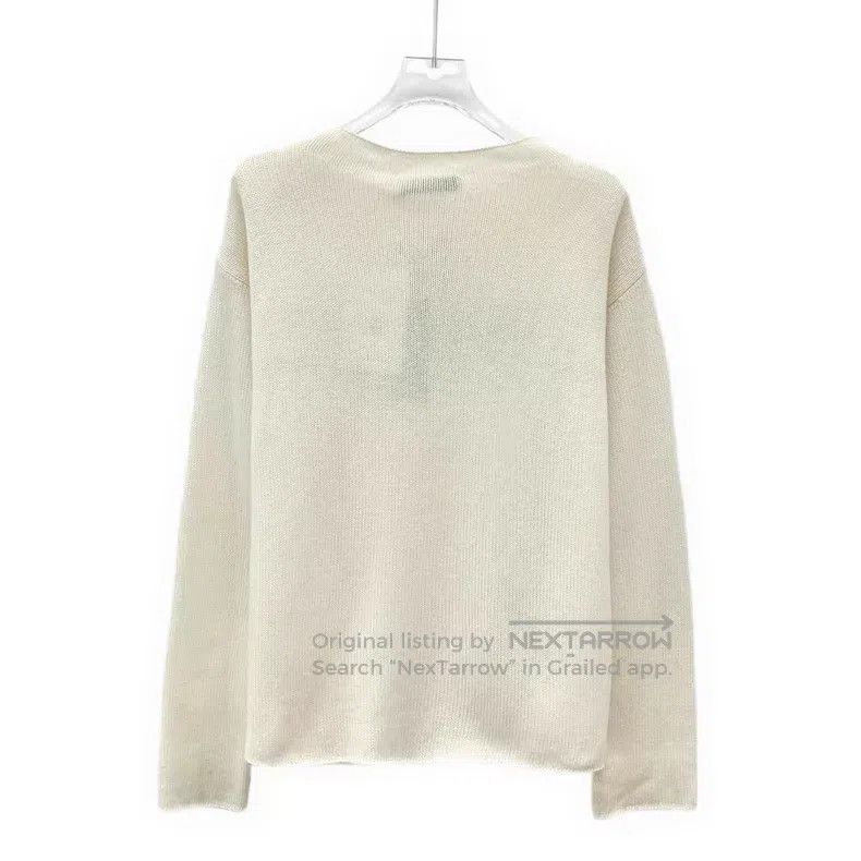 Dior Dior Beige five-pointed star logo letter inlaid cashmere r Size M / US 6-8 / IT 42-44 - 2 Thumbnail