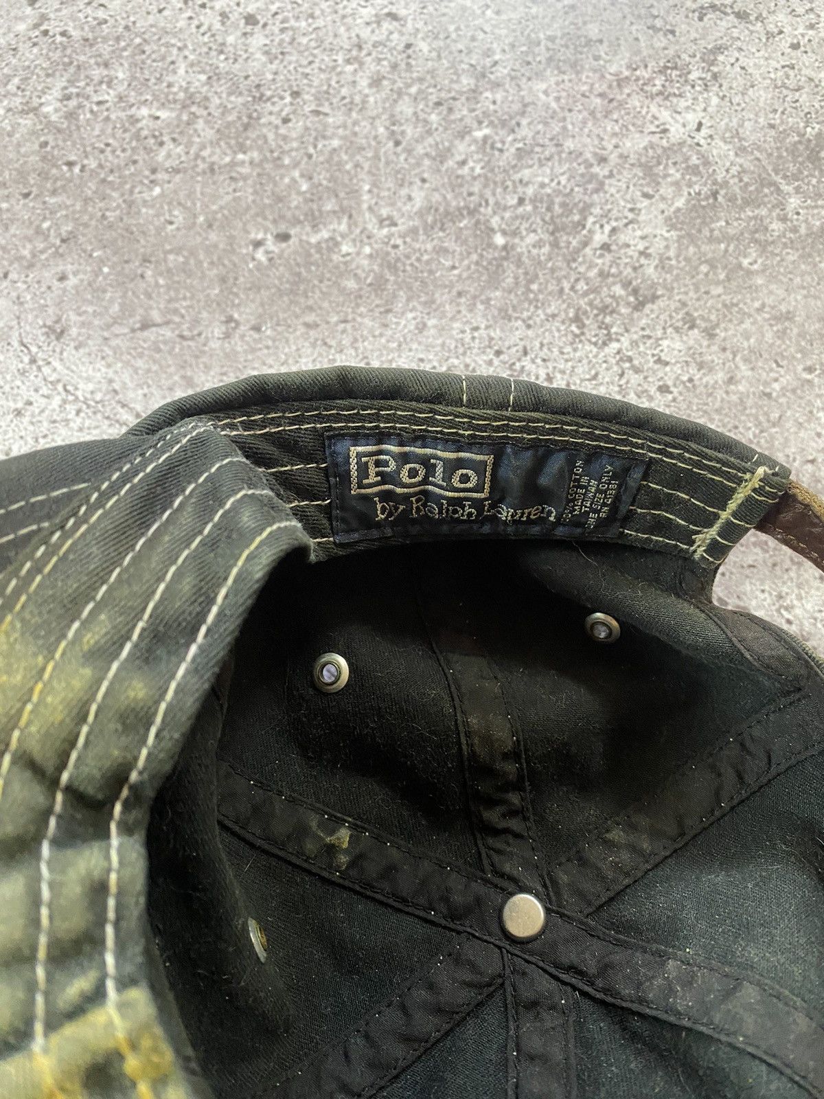 Polo Ralph Lauren Rare Vintage Grey Cap Polo Ralph Lauren 90’s Size ONE SIZE - 5 Thumbnail
