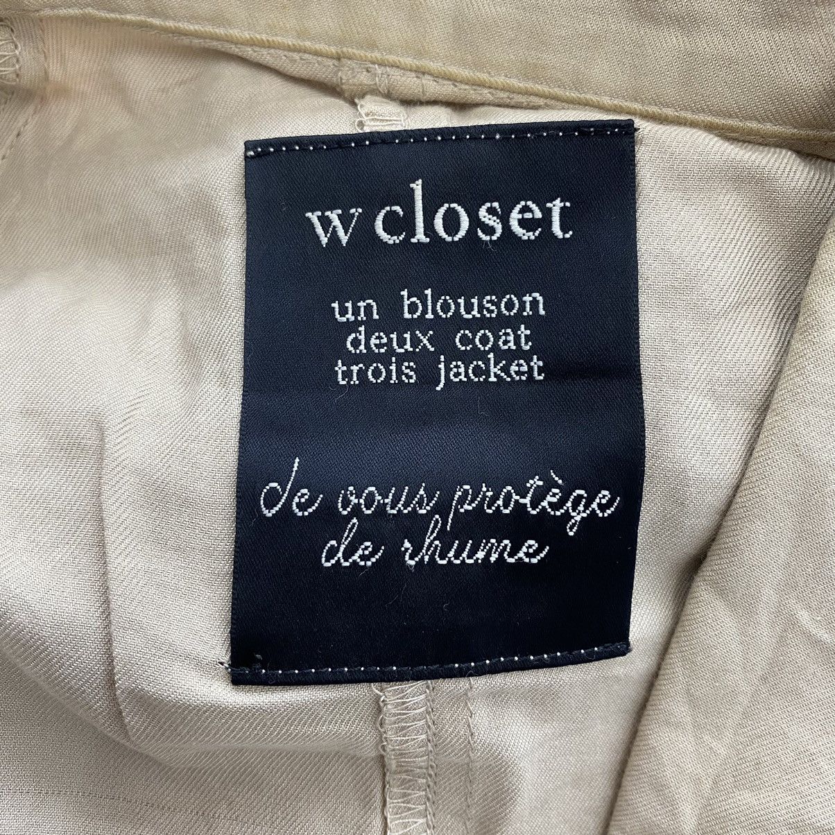 Japanese Brand × Vintage Vintage W.CLOSET Japanese Brand Beige Long Coat Size L / US 10 / IT 46 - 5 Thumbnail