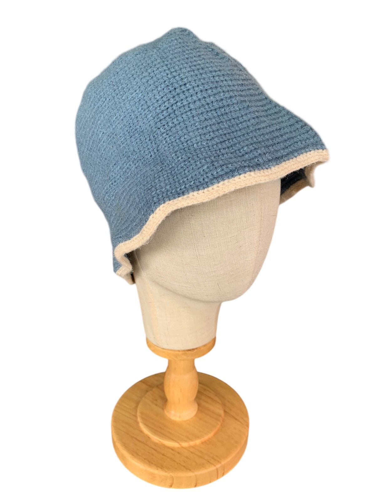 Japanese Brand × Kapital × Vintage Hippies style Blue knitted Bucket Hats Size ONE SIZE - 2 Thumbnail