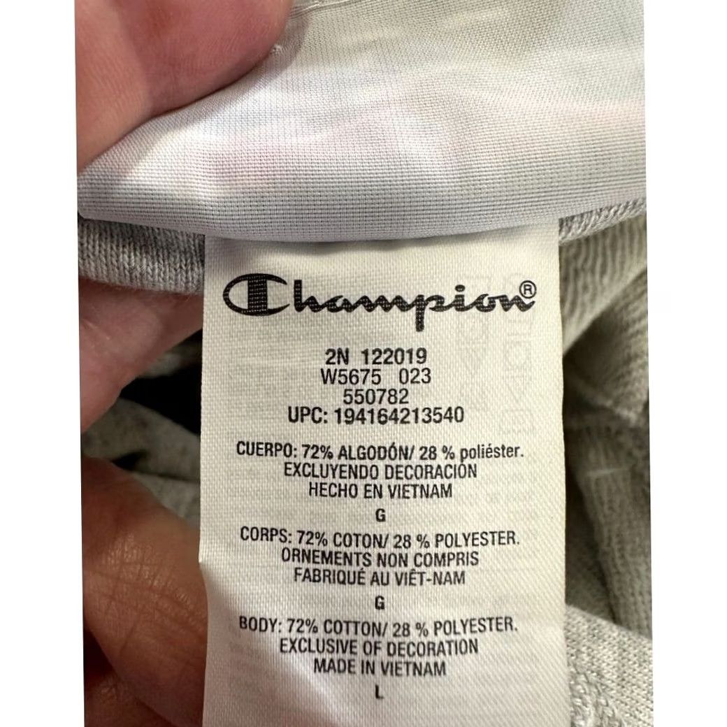 Champion Champion Sleeveless Hoodie Sweatshirt Womens Large Grey Pullover Logo Ladies NEW Size L / US 10 / IT 46 - 4 Thumbnail