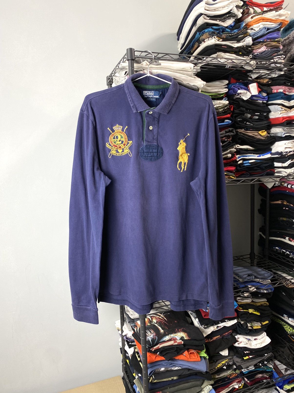 Polo Ralph Lauren Vintage Polo Ralph Lauren Rugby Longsleeve Kanye West Size US L / EU 52-54 / 3 - 1 Thumbnail