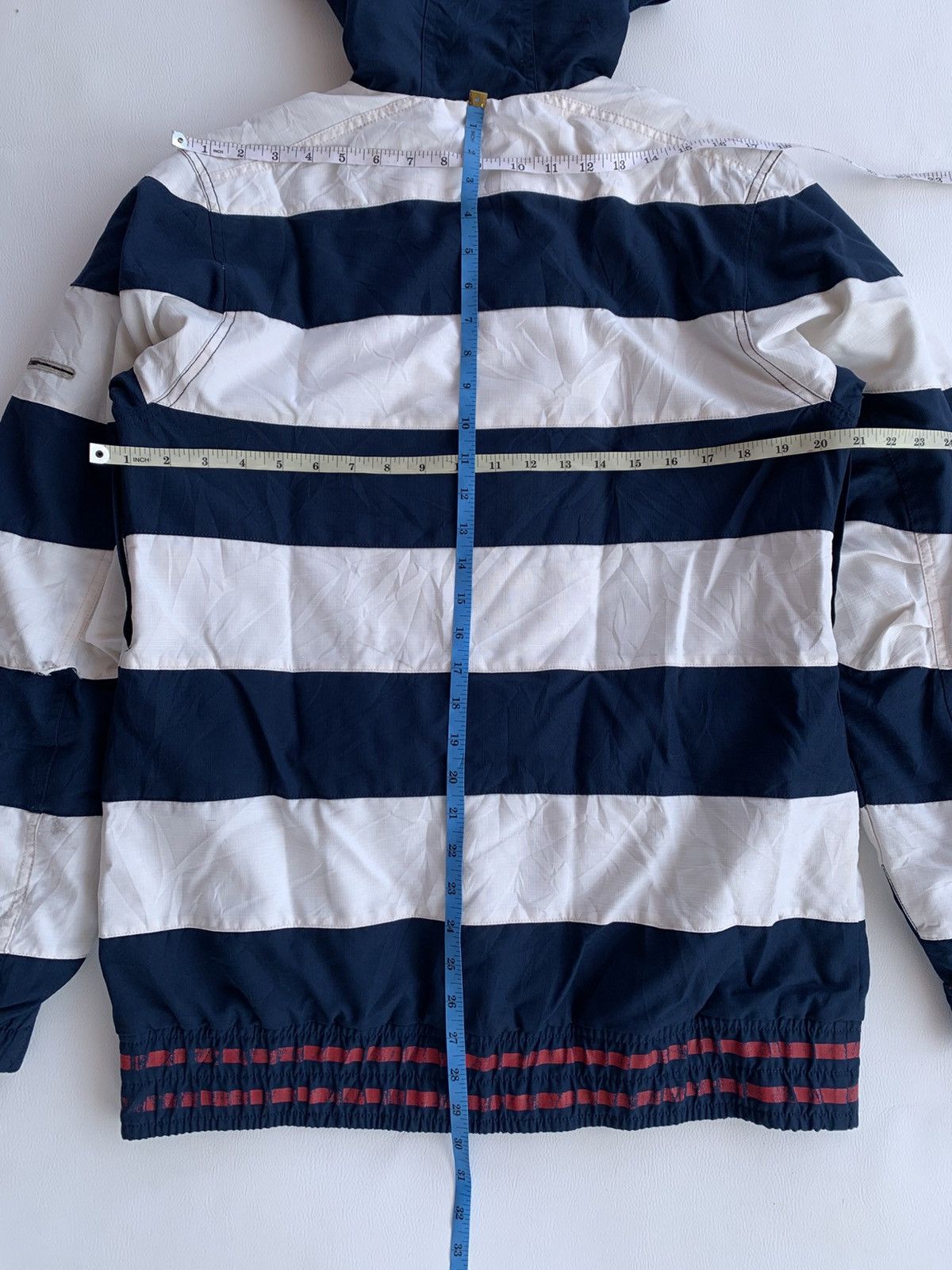 If Six Was Nine × Japanese Brand × Le Grande Bleu (L.G.B.) CSB Heavy Stripe Ifsixwas Lgb Style Zip Jacket with Hood Size US L / EU 52-54 / 3 - 15 Thumbnail