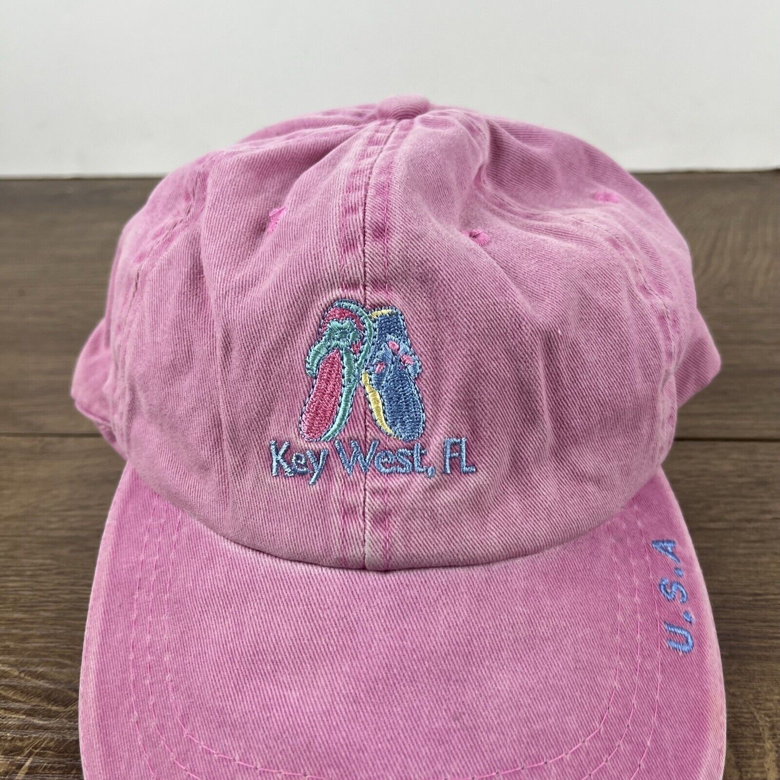 Other Key West Florida Hat Key West Hat Pink Cap Adjustable Pink A Size ONE SIZE - 7 Thumbnail
