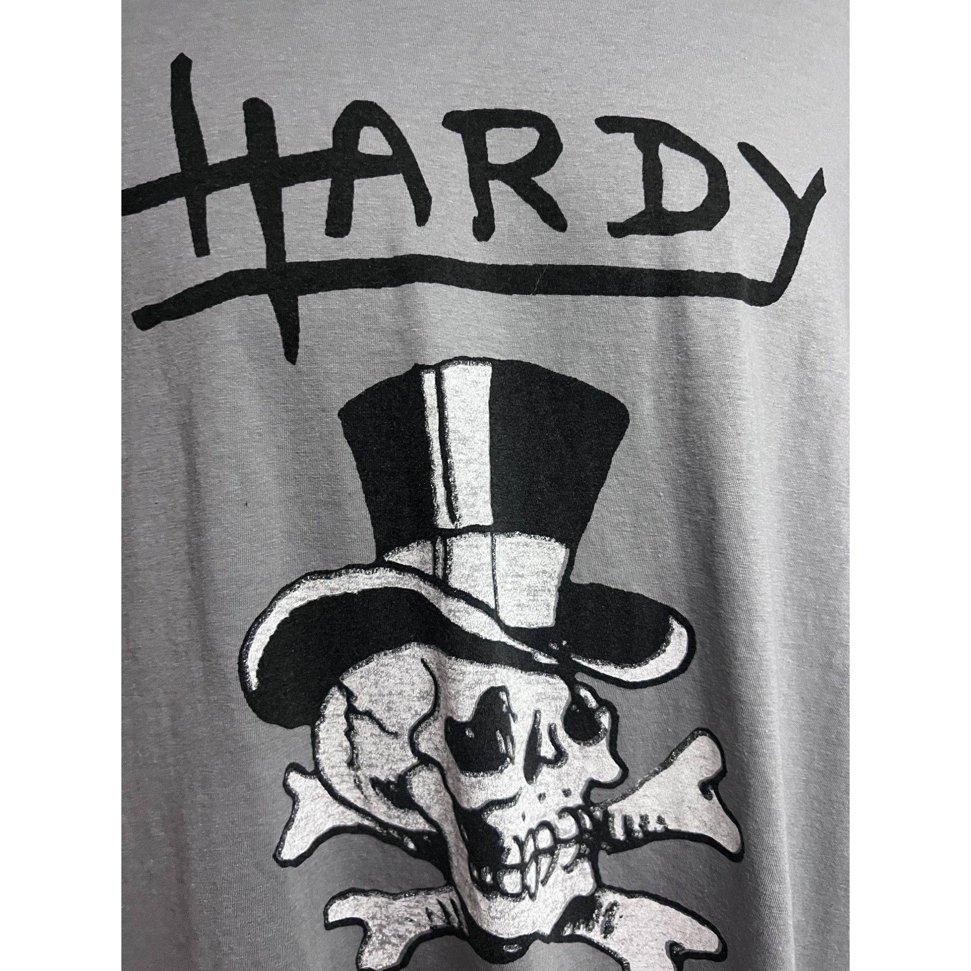 Ed Hardy Ed Hardy Mens Gray Double Graphic T-Shirt Large Stretch Skul Size US L / EU 52-54 / 3 - 4 Thumbnail