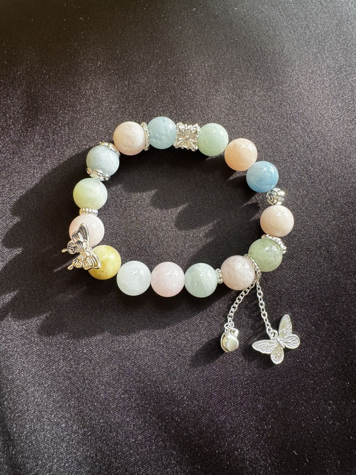 Handmade Morganite Bracelet Size ONE SIZE - 1 Thumbnail