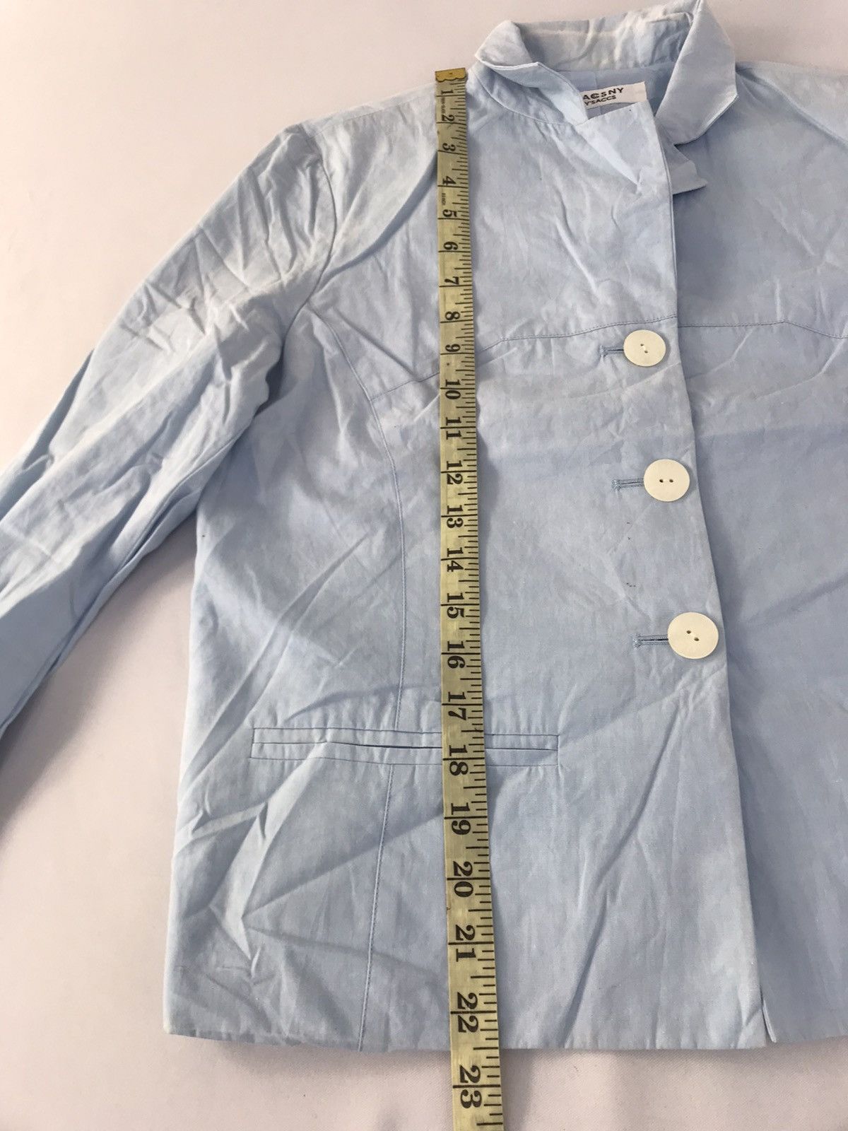 Japanese Brand Saccsny Y’saccs Yohji Yamamoto Button Up Jacket Luxury Size S / US 4 / IT 40 - 11 Thumbnail