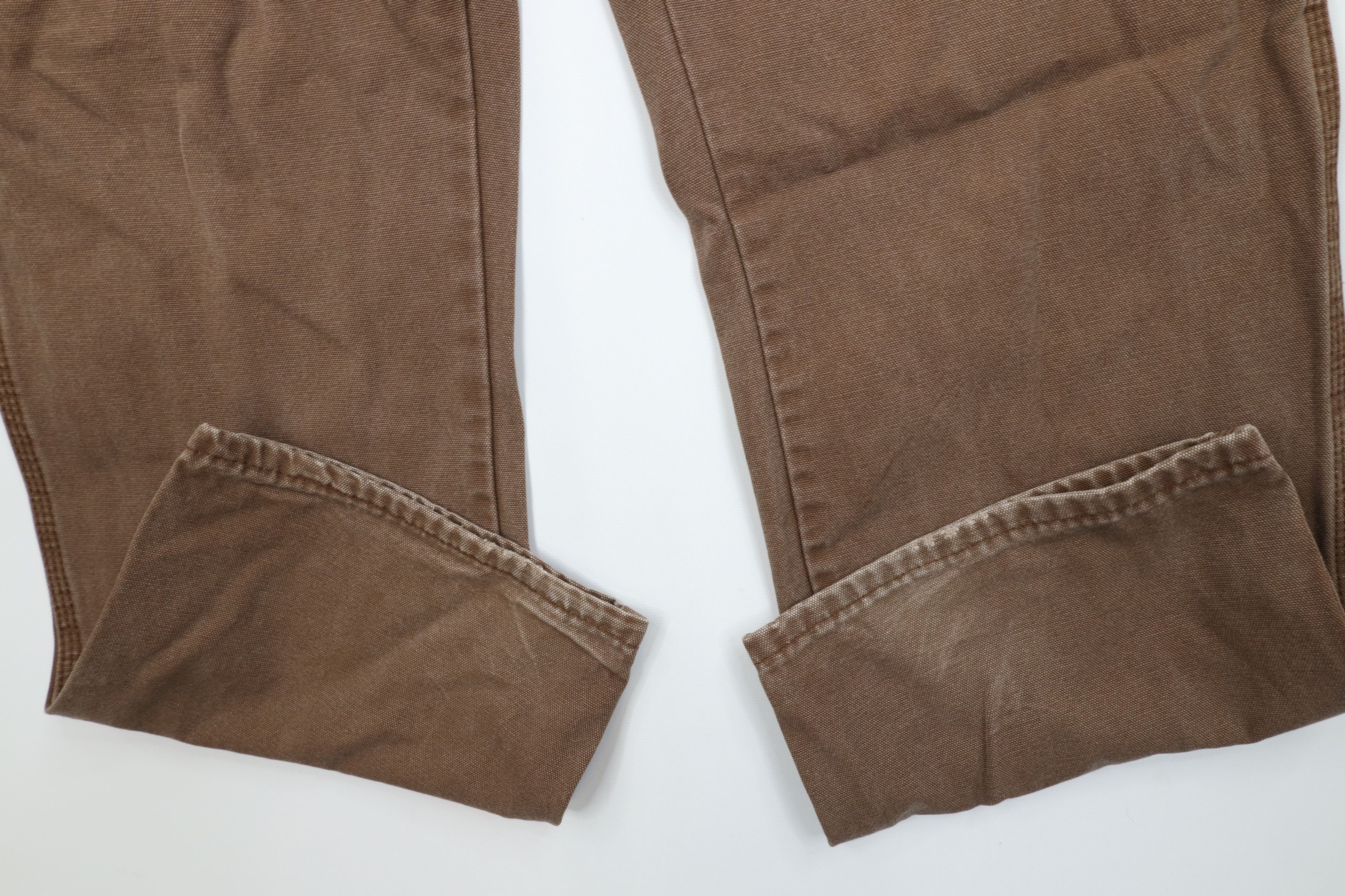 Dickies Vintage Y2K Dickies Wide Leg Dungaree Pants Brown Cotton Size US 38 / EU 54 - 5 Thumbnail