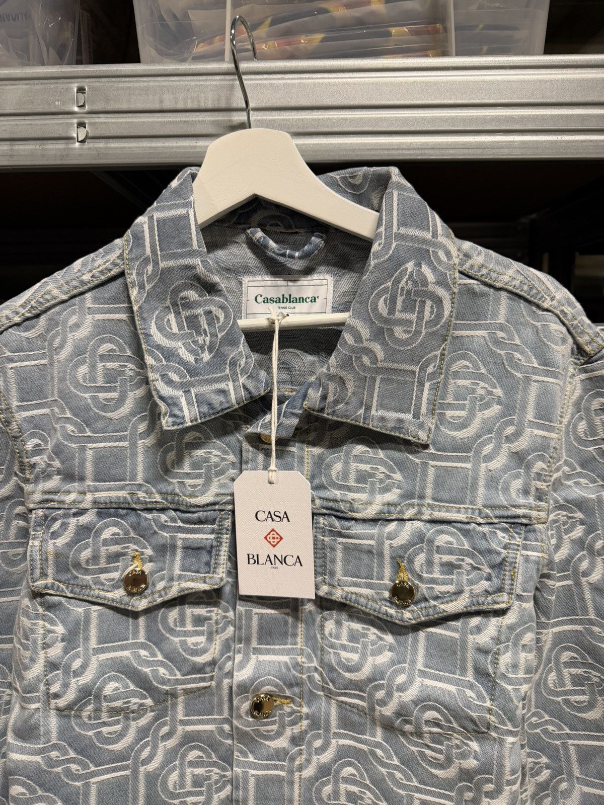 Casablanca Casablanca Monogram Denim Jacket NEW 1400$ Size US S / EU 44-46 / 1 - 3 Thumbnail
