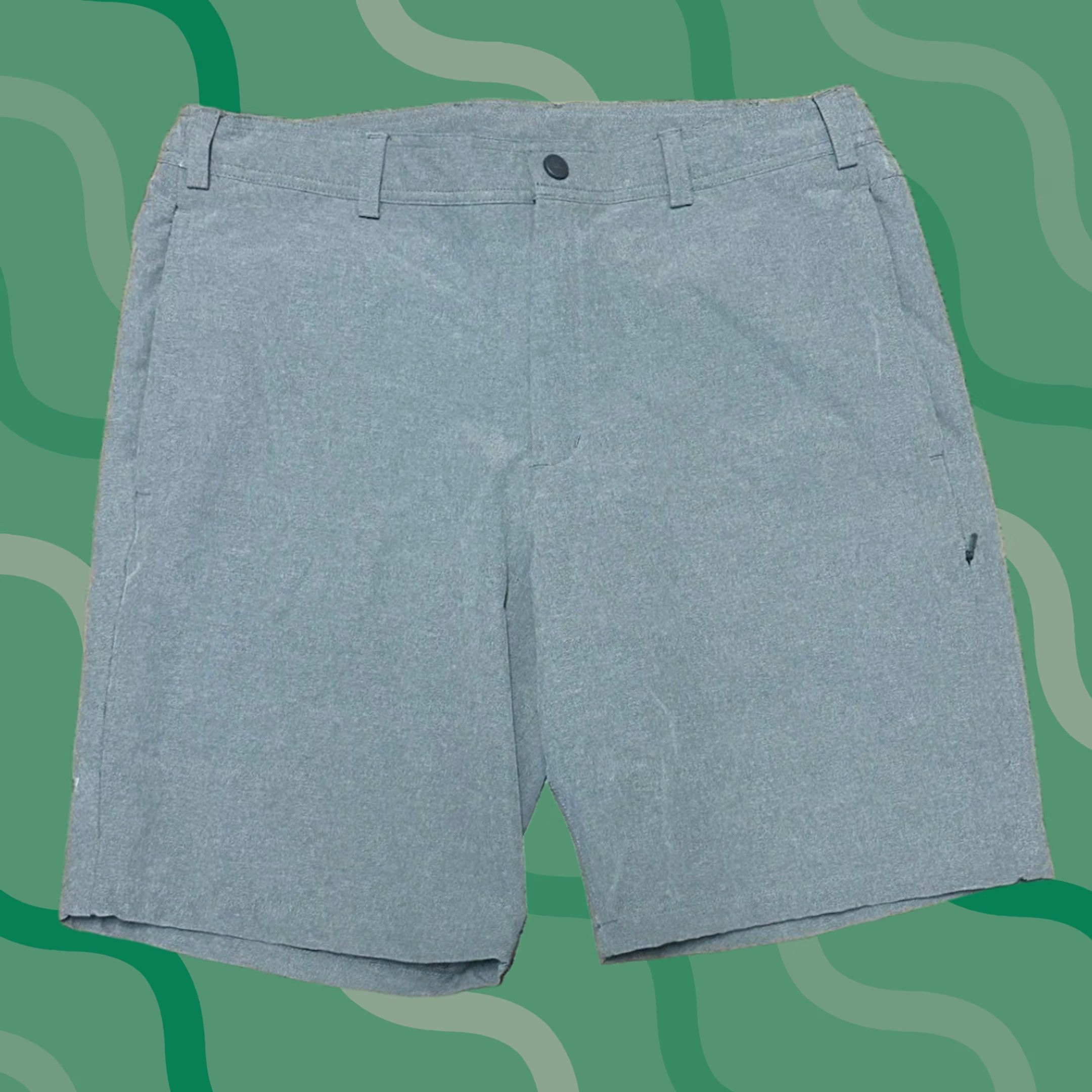 Vintage Mack Weldon Stealth Performance Quick Dry Athletic Shorts Grey Men L Size US 31 - 1 Thumbnail