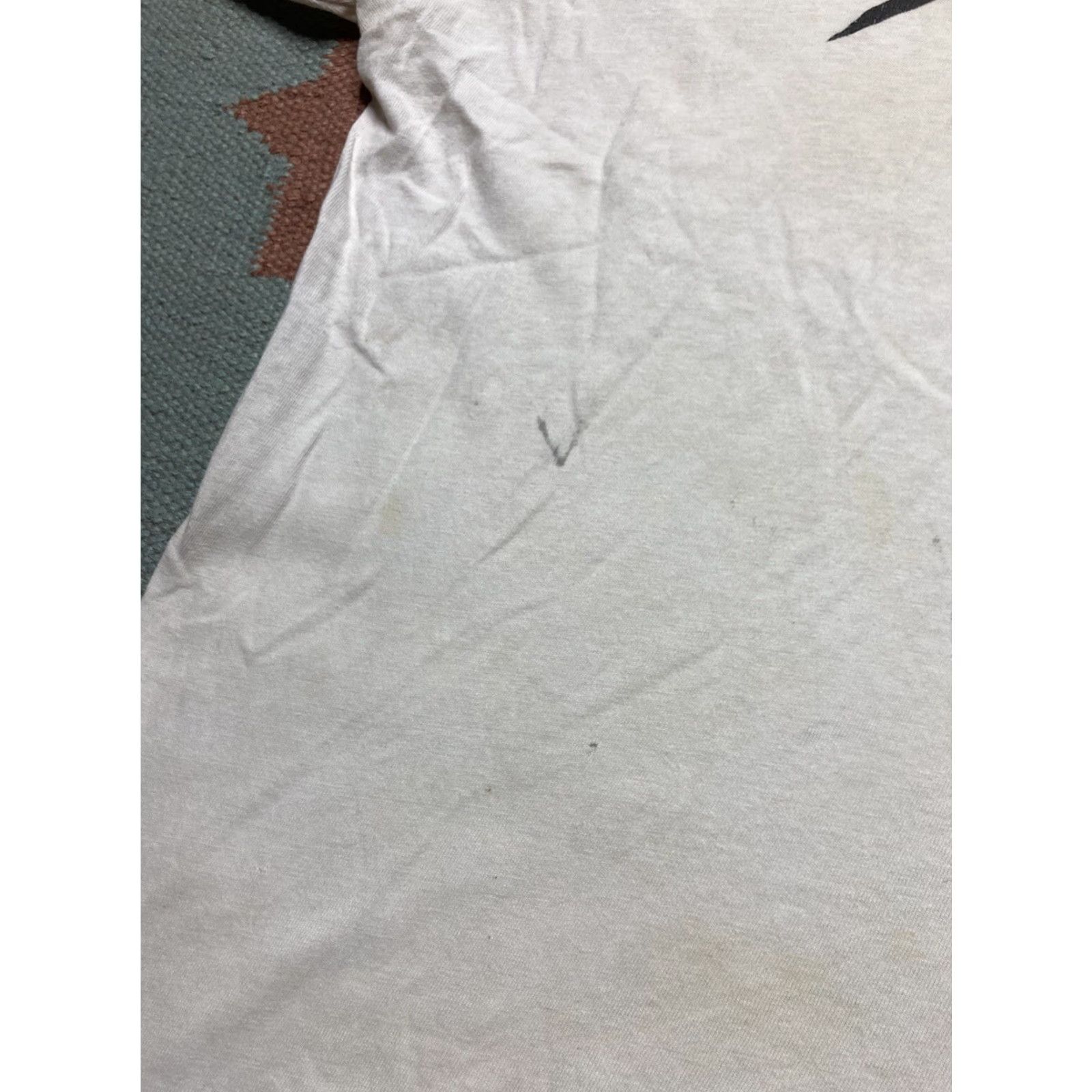 Nike VINTAGE Nike Air Graphic T-Shirt Check Logo 90s Boots Distressed Swoosh Body XXL White Shirt Mens Size US XXL / EU 58 / 5 - 3 Thumbnail