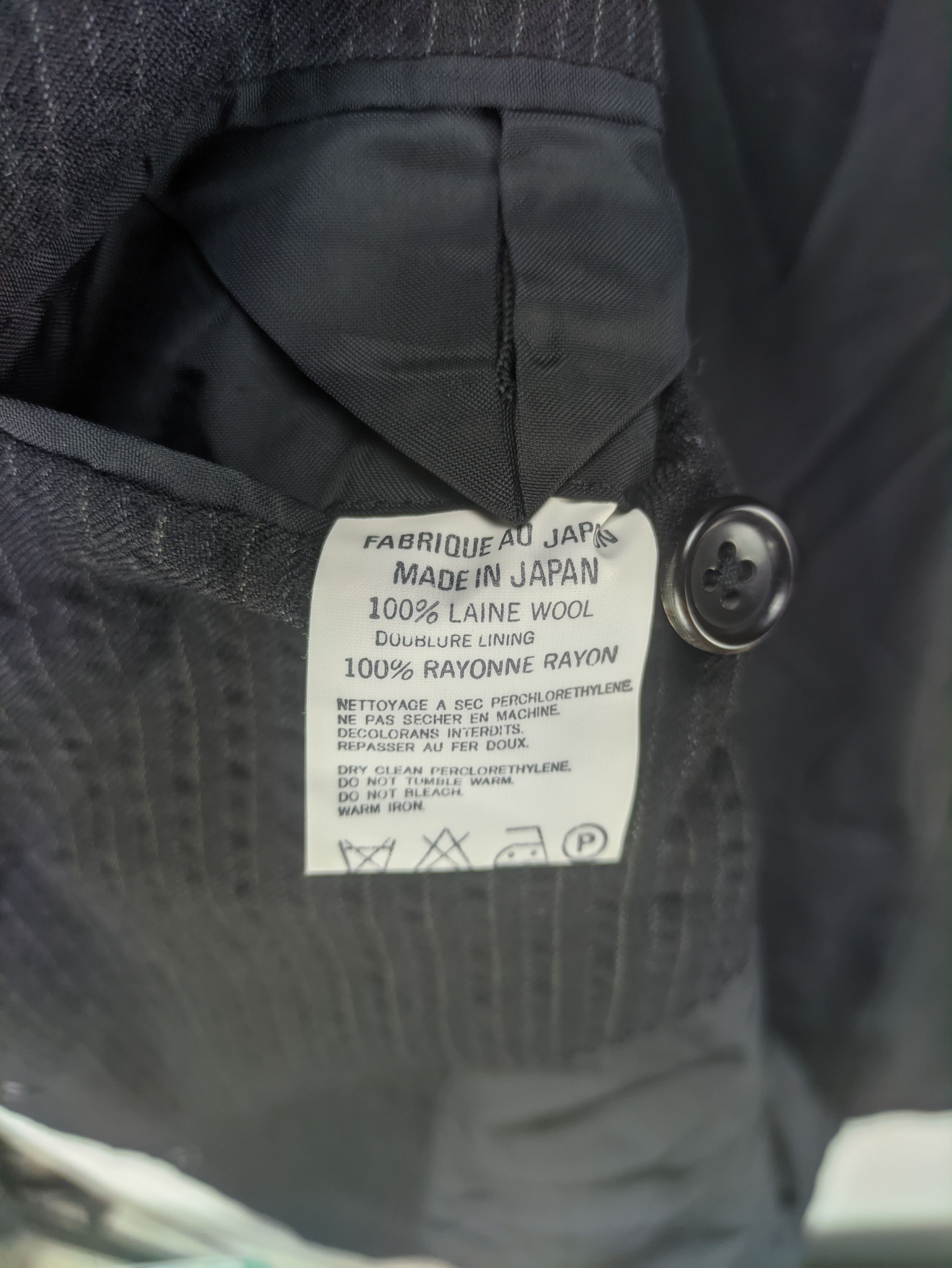 Yohji Yamamoto Steals🔥Yohji Yamamoto Blazer Jacket Wool Rayon Size US L / EU 52-54 / 3 - 4 Thumbnail