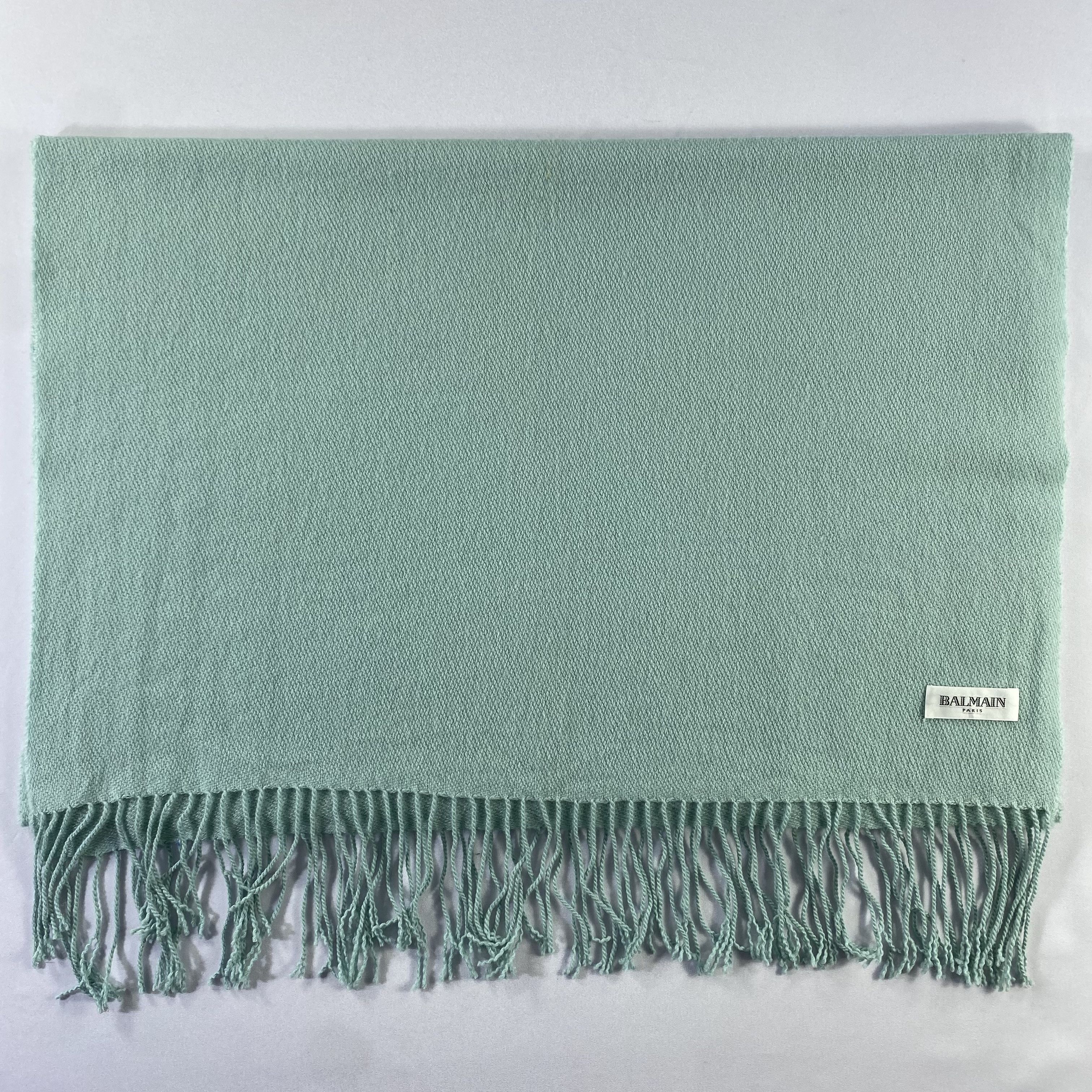 Balmain Scarf Neck Wrap Wool Muffler