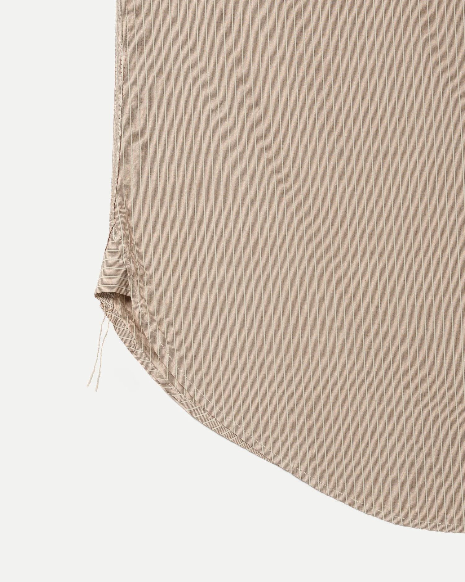 Taiga Takahashi Taiga Takahashi LOT.106 NARROW COLLAR SHIRT BEIGE STRIPE Size US S / EU 44-46 / 1 - 10 Thumbnail