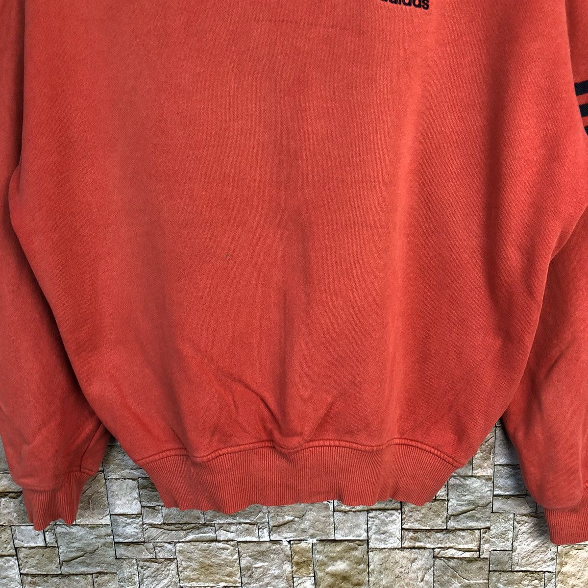Adidas × Vintage Adidas Red Hoodie sweatshirt #A252 Size US M / EU 48-50 / 2 - 6 Thumbnail