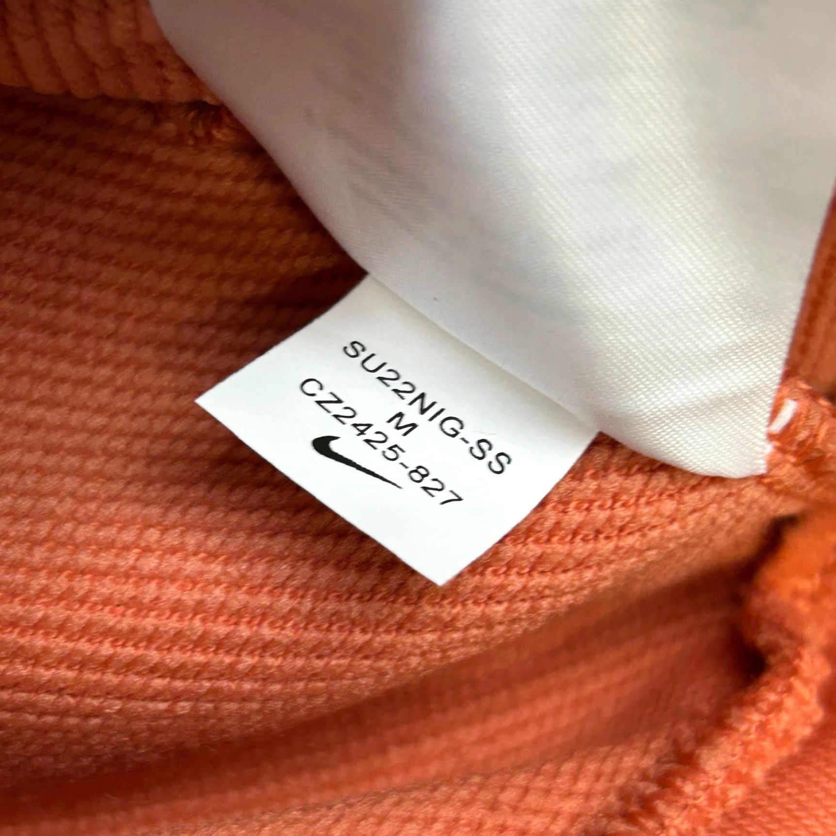 Nike Nike Mens Hoodie M Dri Fit Training Madder Root Orange Rust Big Swoosh Pullover Size US M / EU 48-50 / 2 - 7 Thumbnail