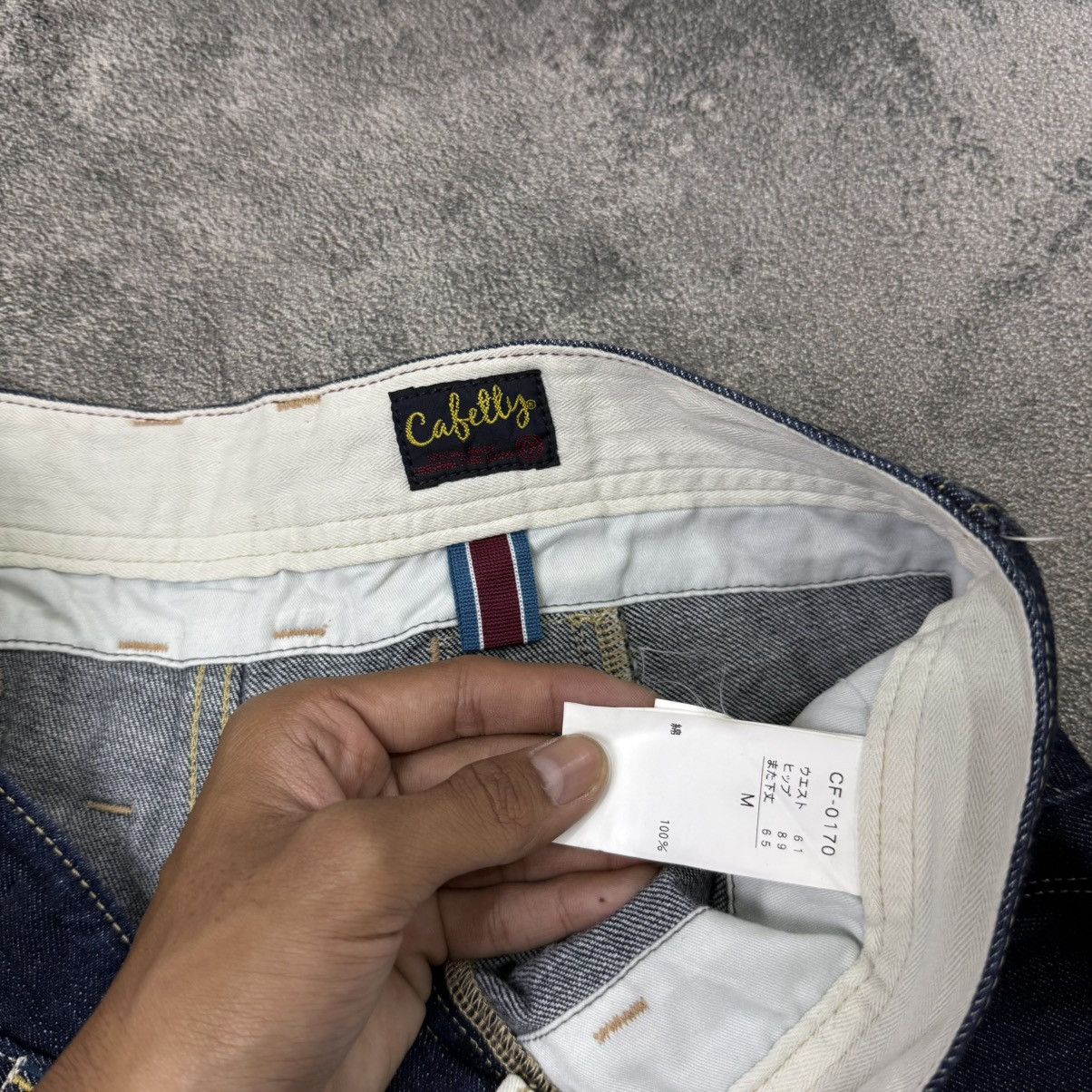 Japanese Brand Cafetty BushDenimPants multipcket buckleback Size US 30 / EU 46 - 7 Thumbnail