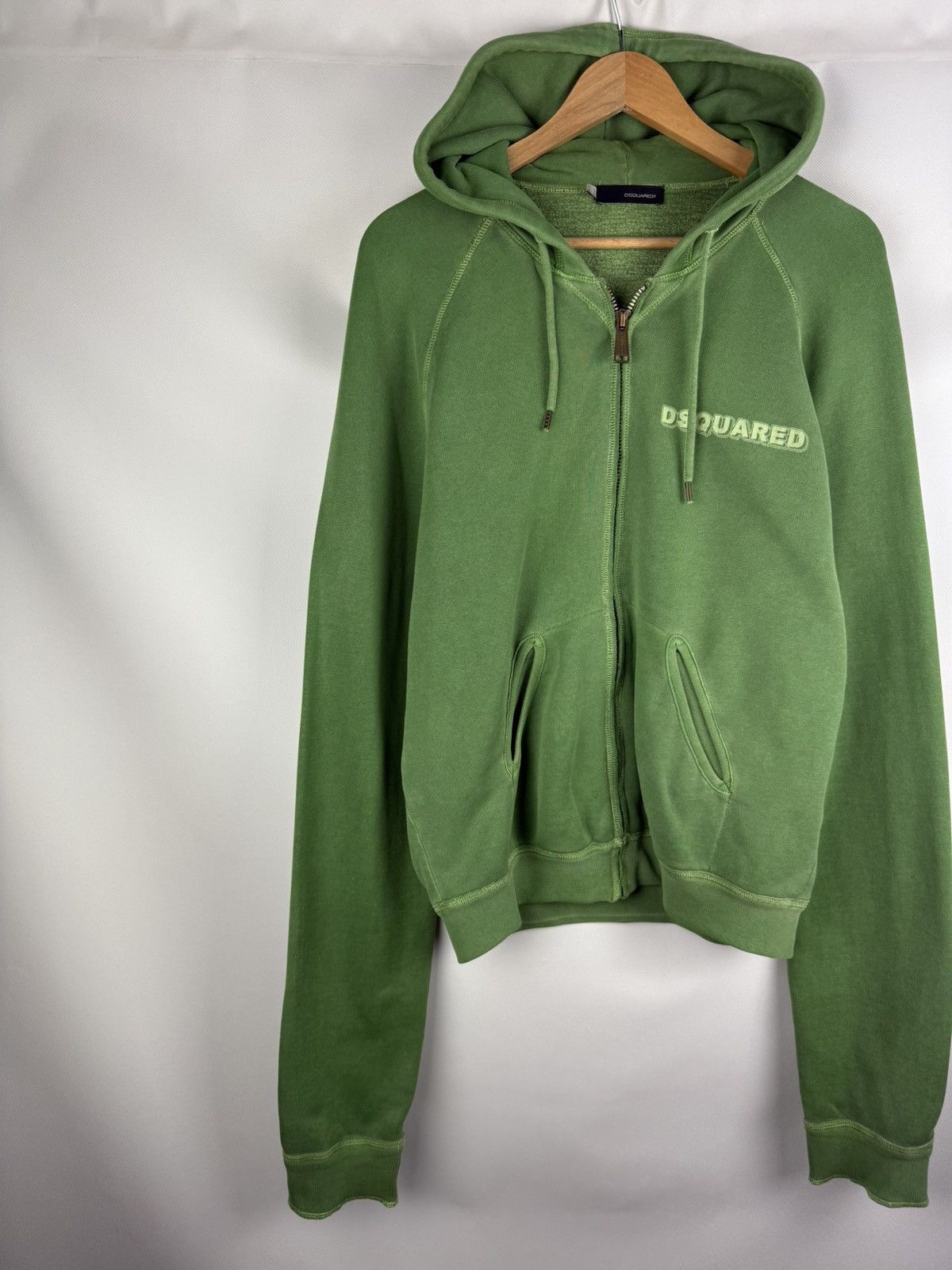 Dsquared2 Dsquared Men’s Full Zip Chest Logo Drawstring Cotton Hoodie Size US L / EU 52-54 / 3 - 2 Thumbnail