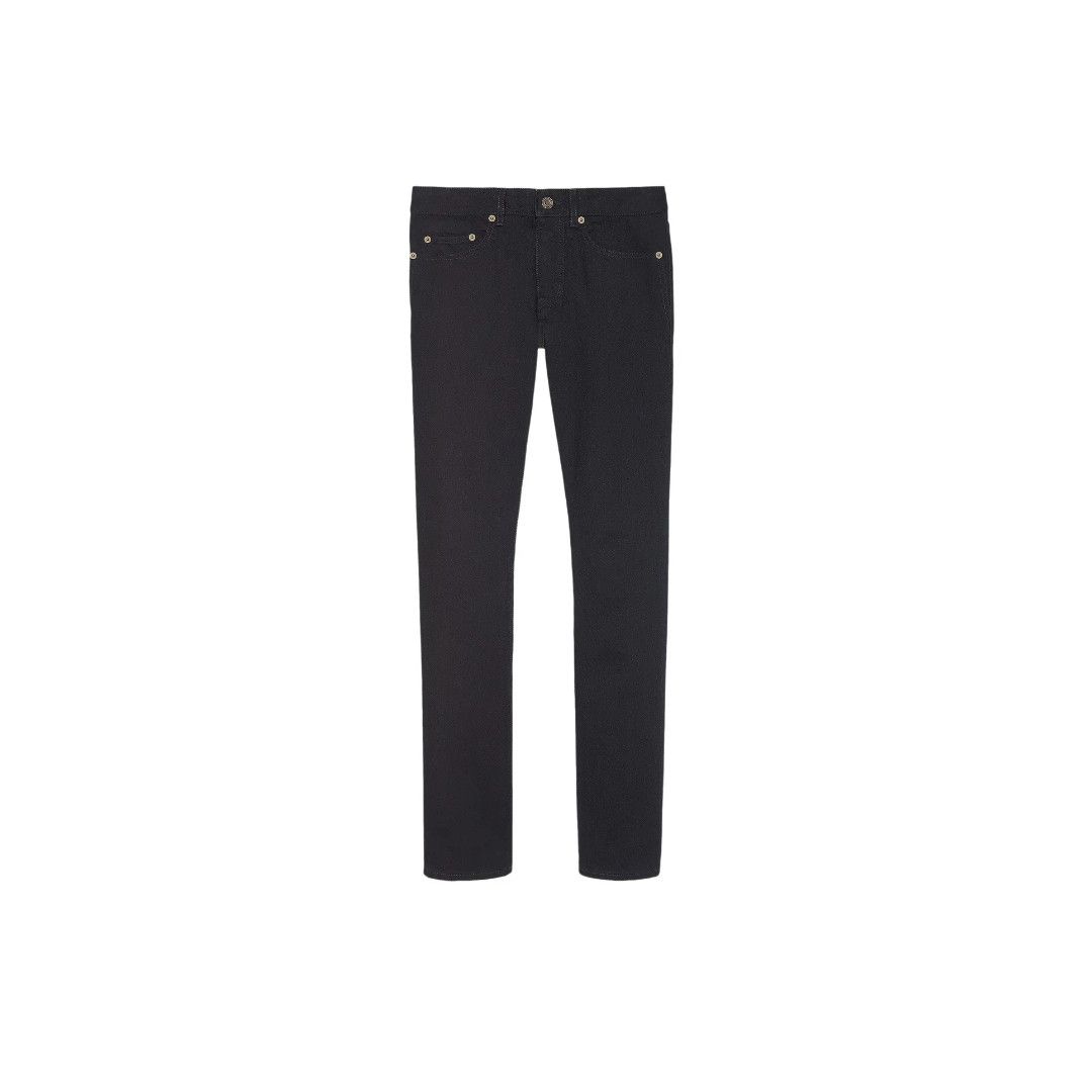 Saint Laurent Paris oc11z1225 Slim Fit Jeans in Carbon Black Size US 29 - 1 Thumbnail