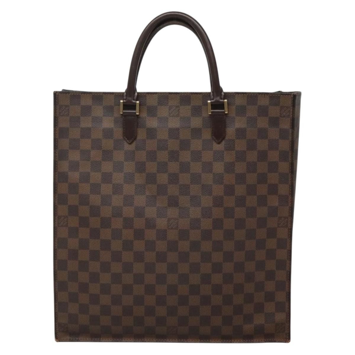 Louis Vuitton LOUIS VUITTON Damier Ebene Sac Plat Hand Bag N51140 Size ONE SIZE - 13 Thumbnail