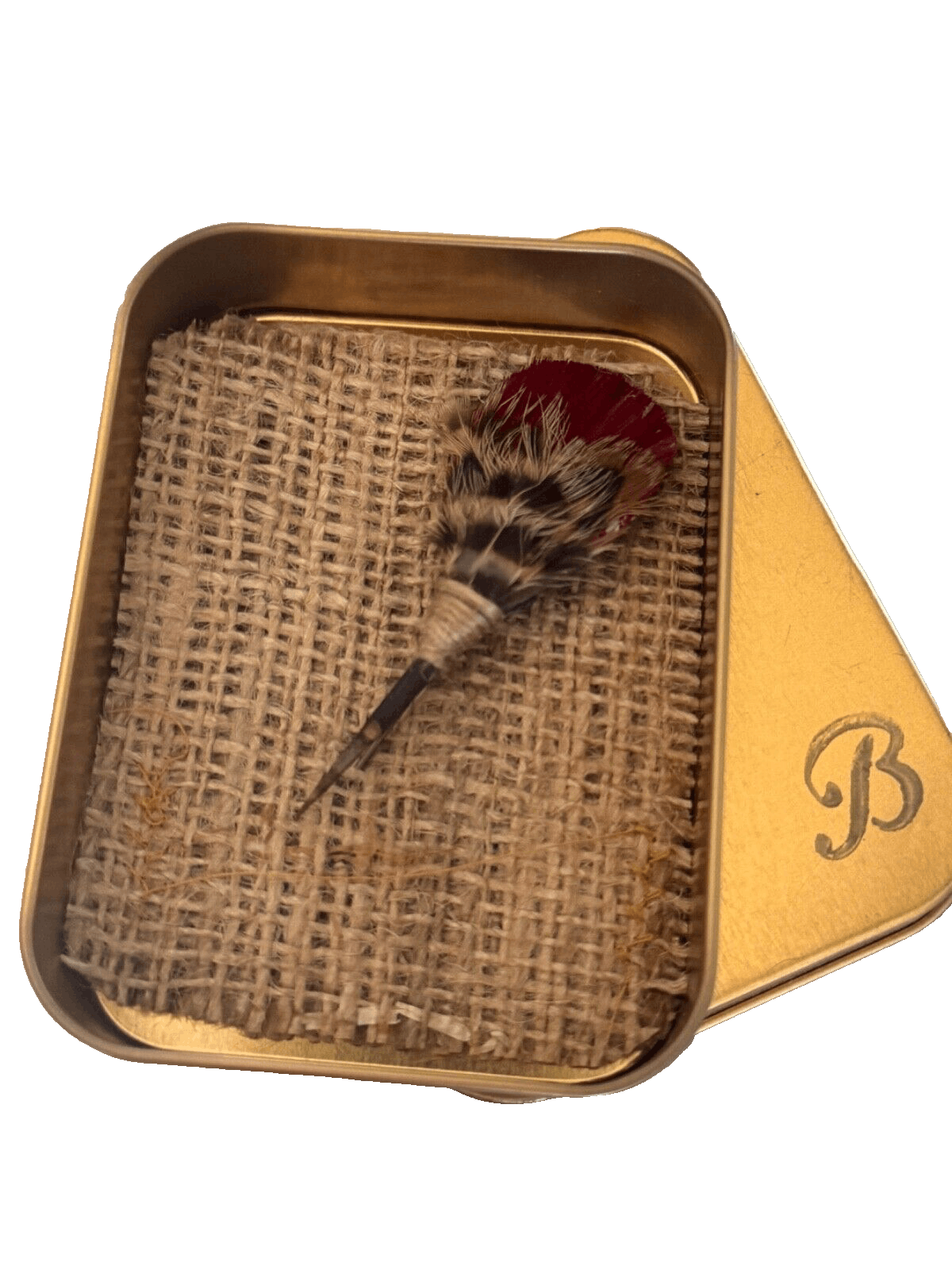 Other Brackish Creston Pin Duck Feather Lapel Size ONE SIZE - 2 Thumbnail