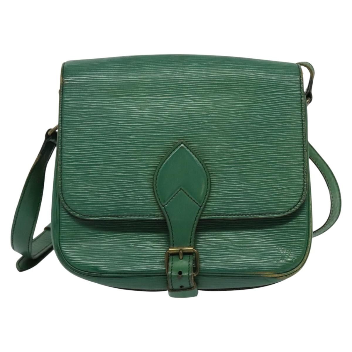 Louis Vuitton LOUIS VUITTON Epi Cartouchiere MM Shoulder Bag Green M52244 Size ONE SIZE - 2 Thumbnail