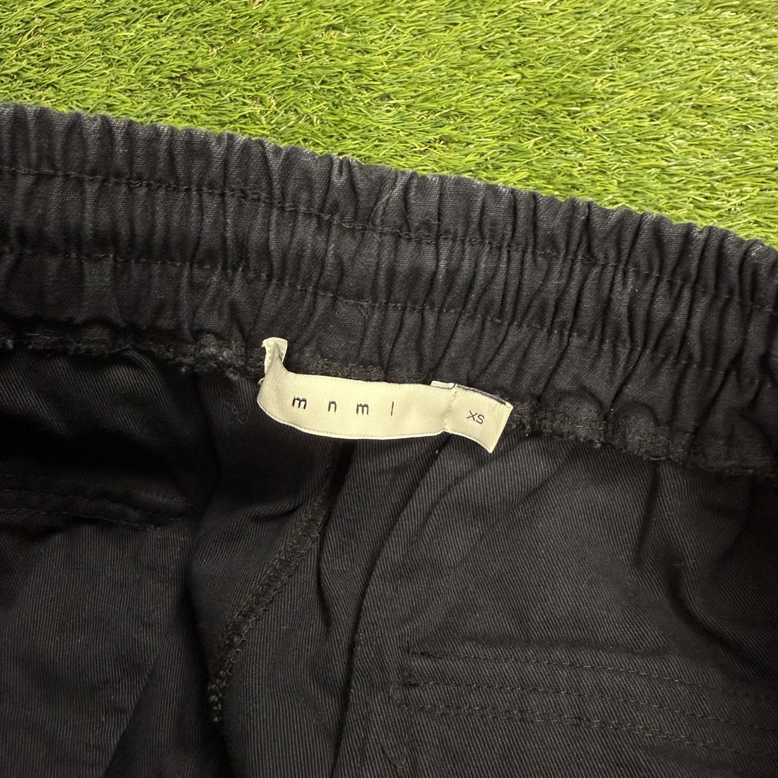 Genetic Manipulation Shinichiro Kuriya Black Cargo Jogger Pants w/ Yellow Drawstrings & Zippers Size US 28 / EU 44 - 7 Thumbnail