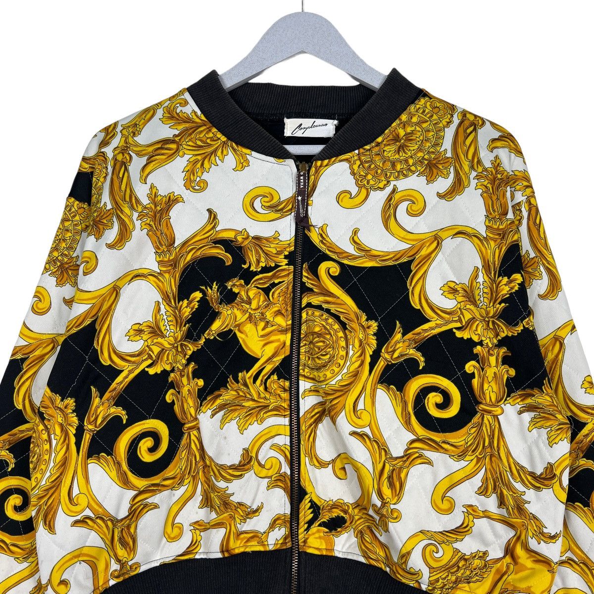 Japanese Brand 🔥 VINTAGE BAROQUE BOMBER JACKET Size US S / EU 44-46 / 1 - 3 Thumbnail