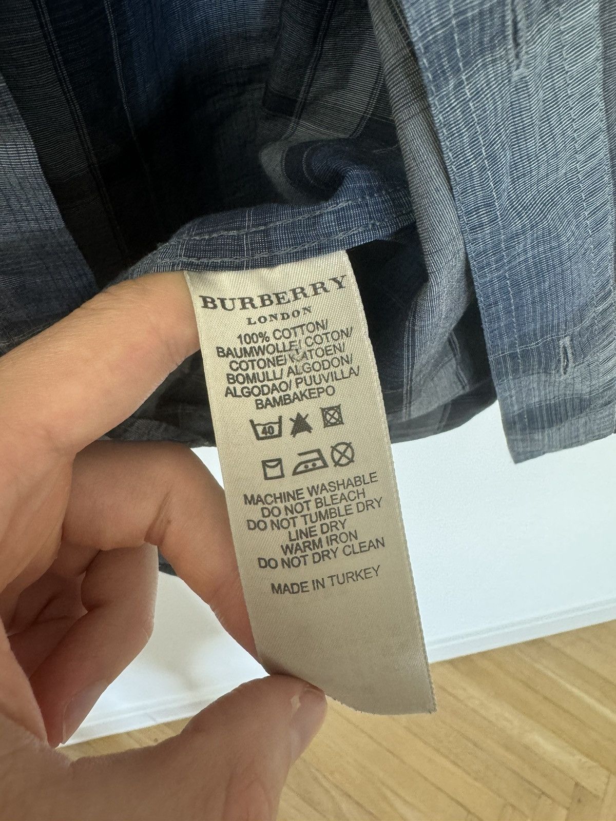 Burberry BURBERRY LONDON BUTTON UP CHECKERED NOVACHECK SHIRT DESIGNER Size US L / EU 52-54 / 3 - 4 Thumbnail