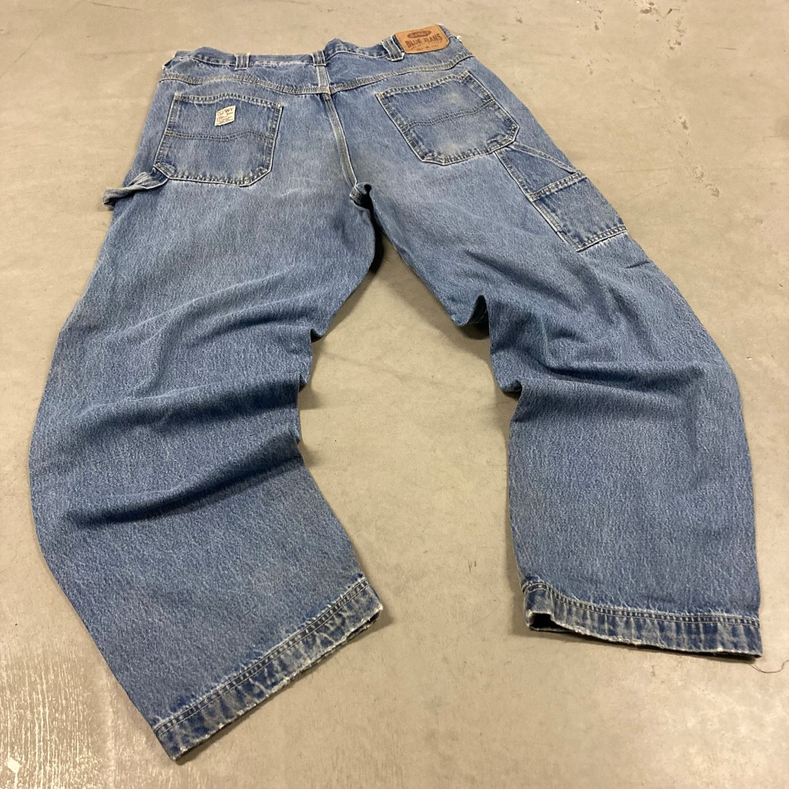 Old Navy × Vintage vintage y2k old navy carpenter cargo jeans 36x32 Size US 36 / EU 52 - 2 Thumbnail