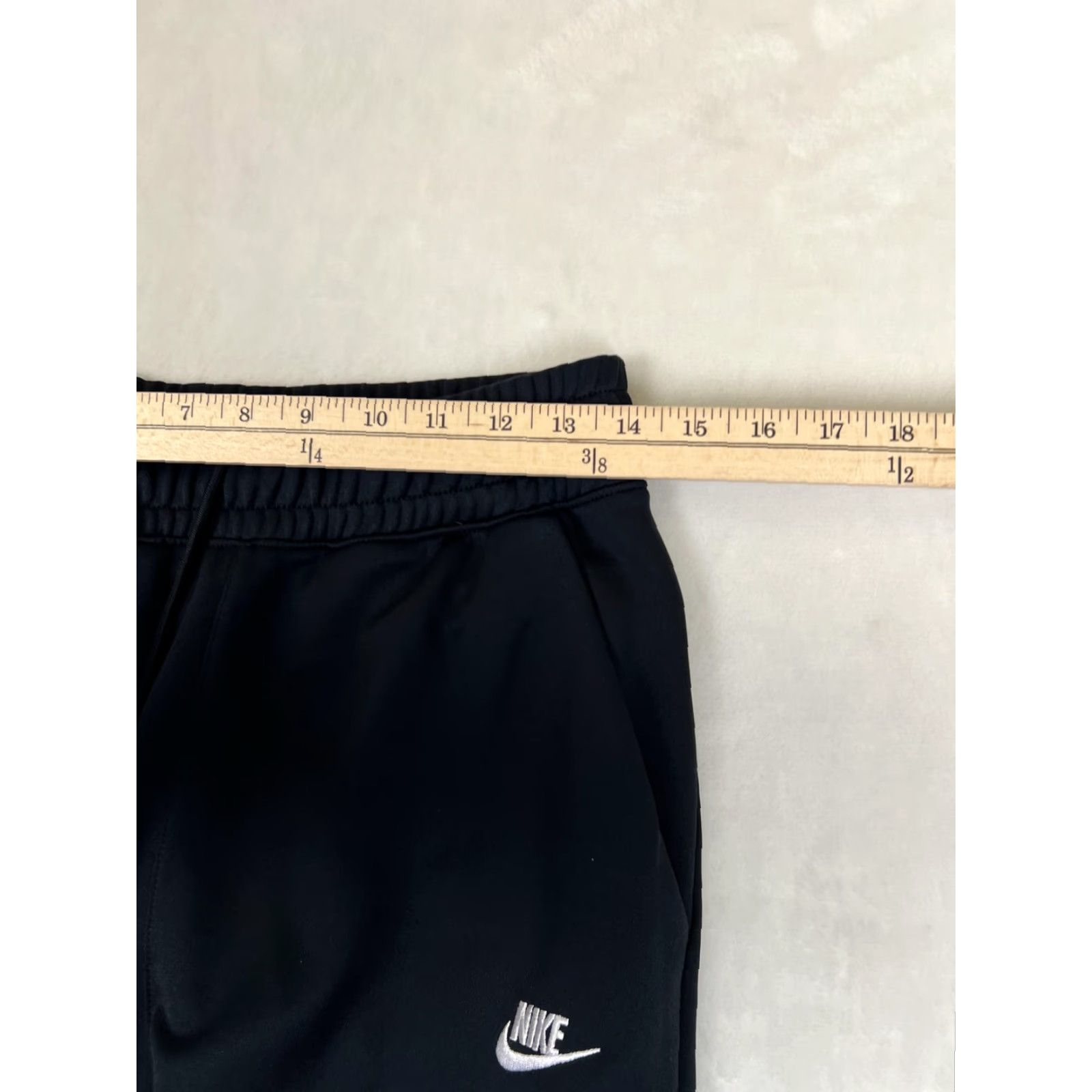 Nike Nike Pants Mens Small Black Joggers Zip Pocket Tapered Cuff Athletic Training Size US 29 - 3 Thumbnail