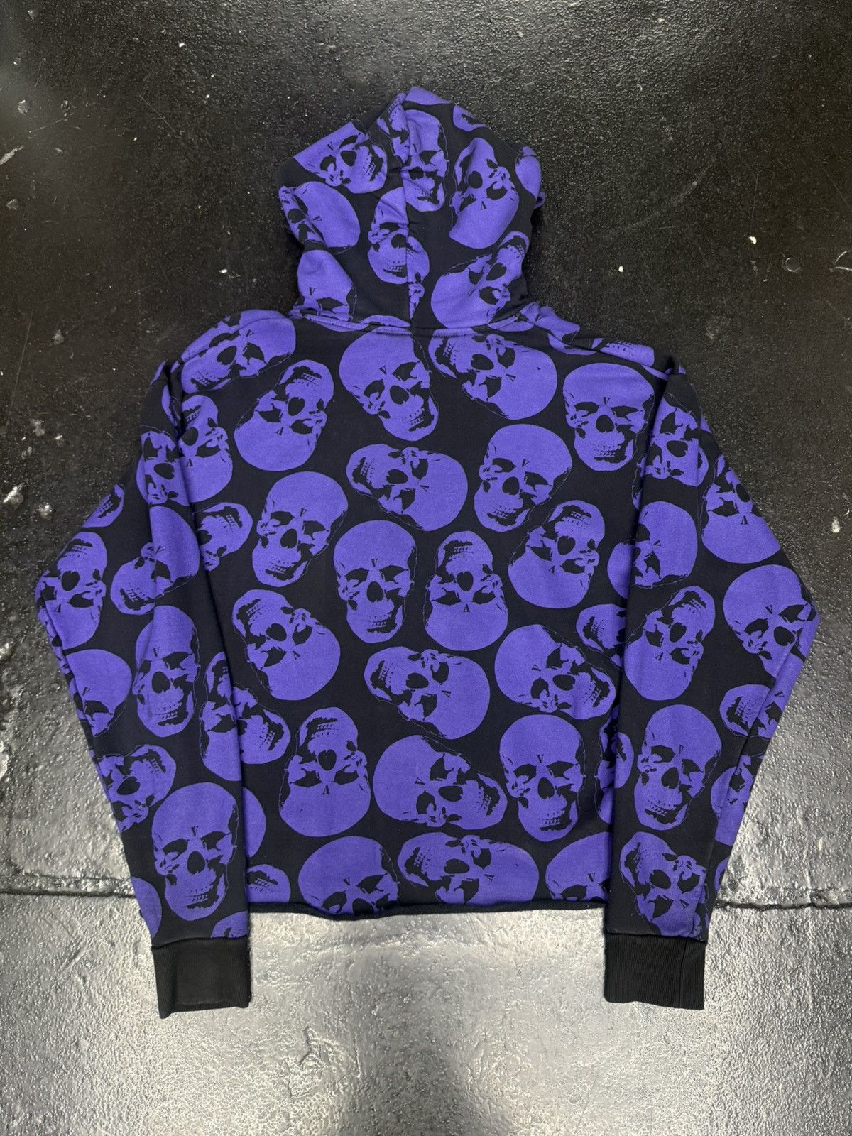Vlone VLONE PURPLE SKULL HOODIE Size US M / EU 48-50 / 2 - 2 Thumbnail