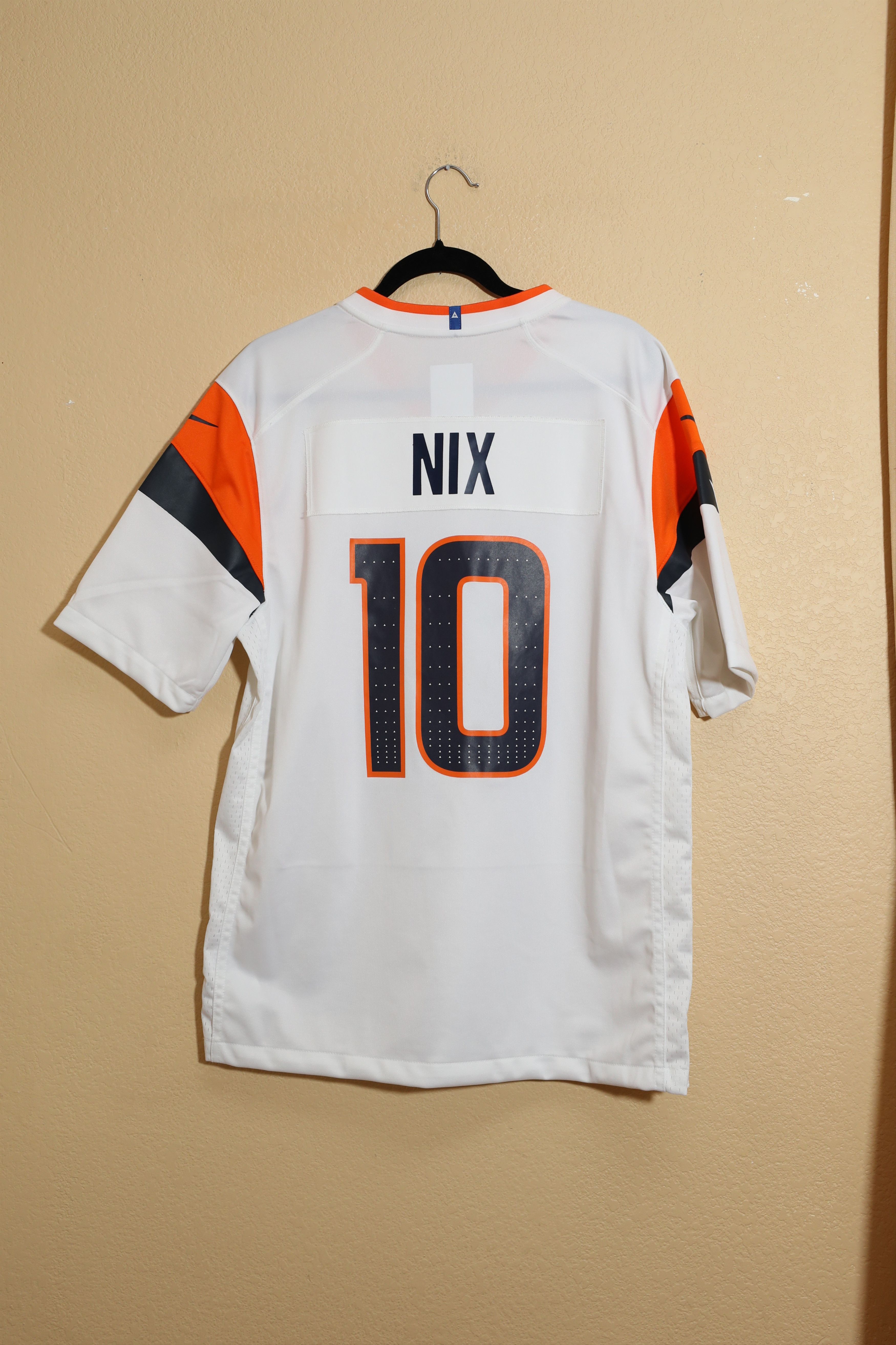 NFL Bo Nix Denver Broncos White Away 2024 Jersey (M) Size US M / EU 48-50 / 2 - 2 Thumbnail