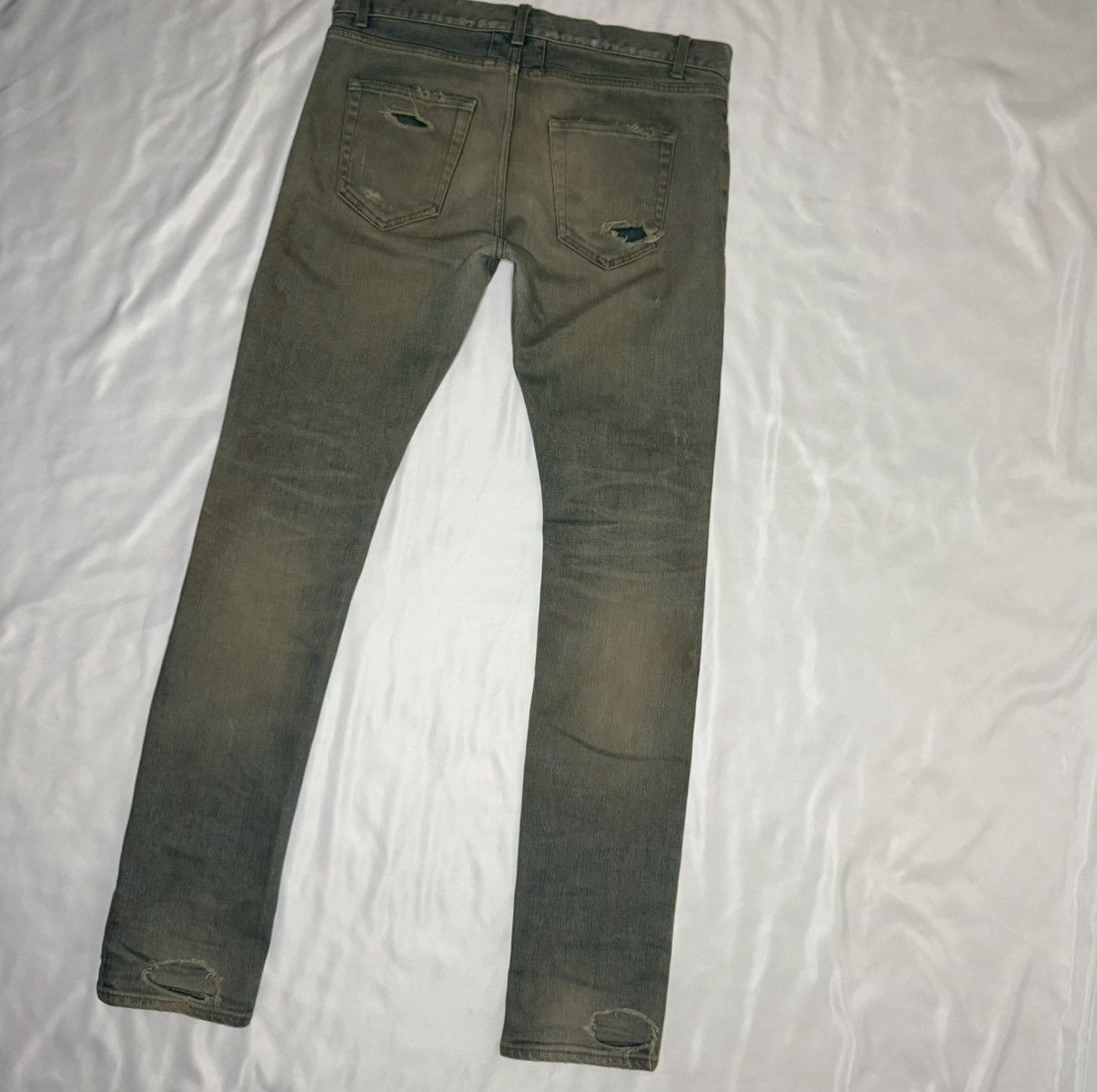 Saint Laurent Paris Saint Laurent Crash Denim Size US 32 / EU 48 - 3 Thumbnail