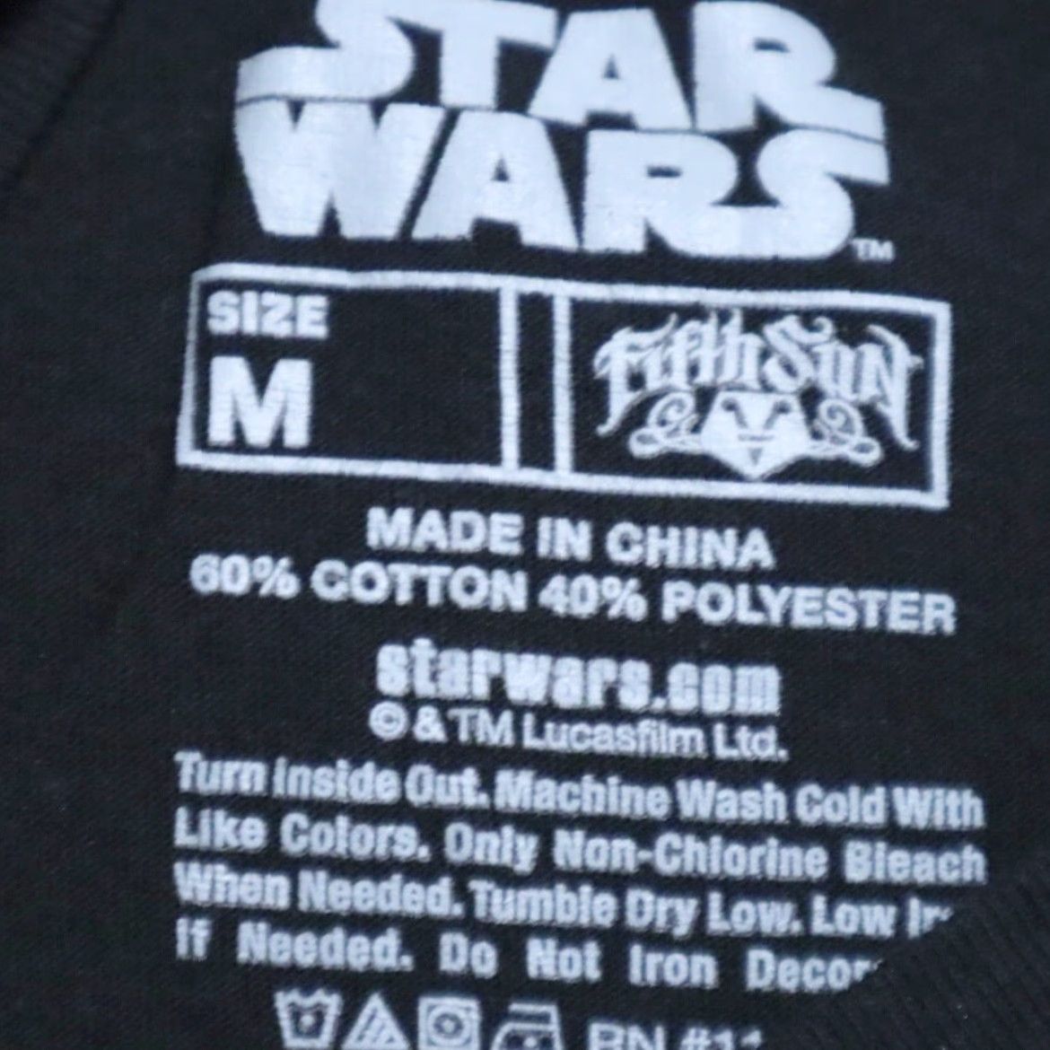 Star Wars Star Wars Fifth Sun Graphic Solid T-Shirt Black Men's M Size US M / EU 48-50 / 2 - 5 Thumbnail