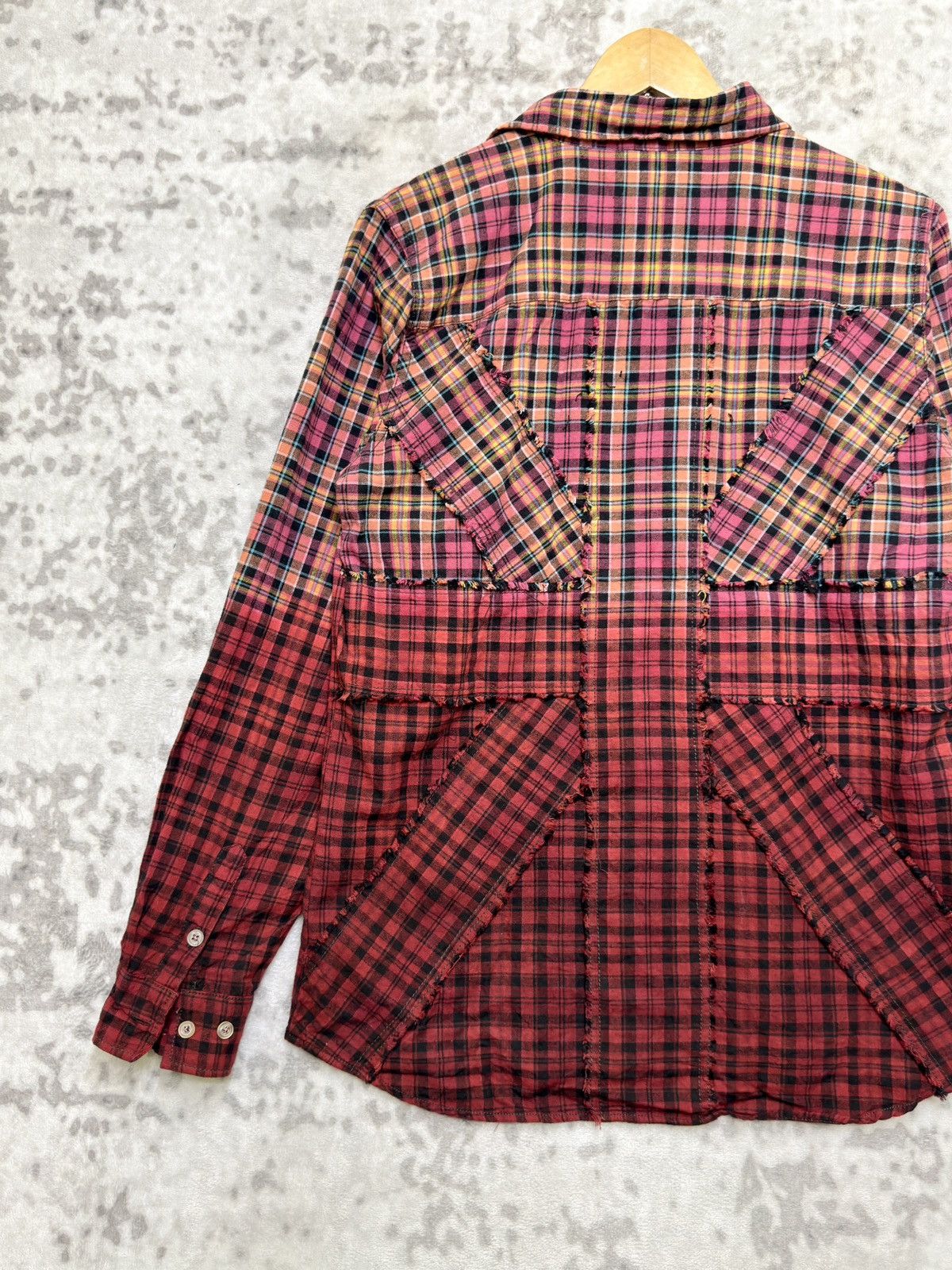 Flannel Vintage Semantic Design Reconstructed Flannel Rock Punk Size US S / EU 44-46 / 1 - 8 Thumbnail