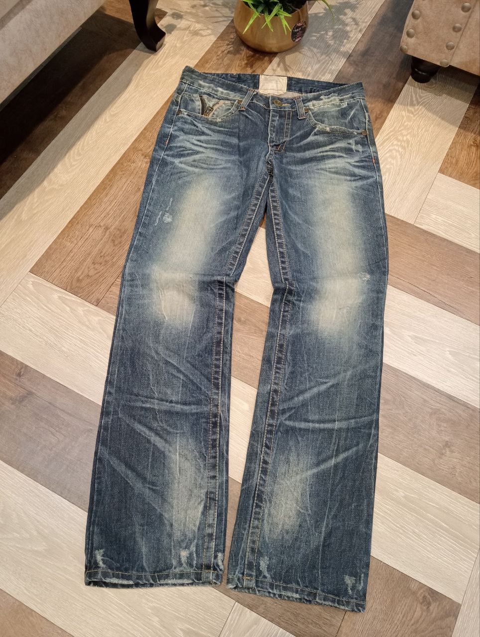 Japanese Brand LOLITA BY CONCERT CLUB WASHED BLUE DENIM JEANS Size US 30 / EU 46 - 2 Thumbnail