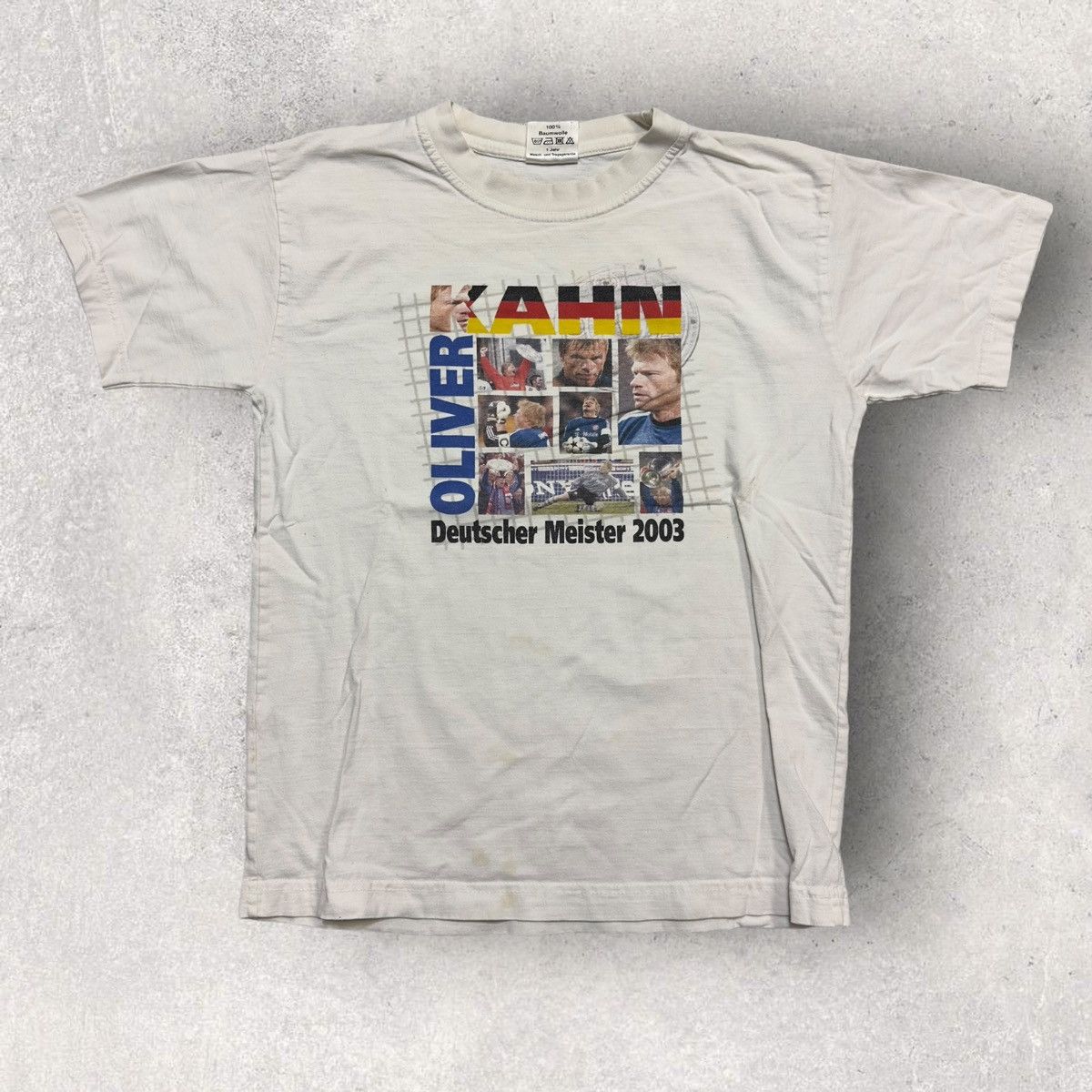Vintage Vintage Oliver Kahn tee Size US S / EU 44-46 / 1 - 1 Thumbnail