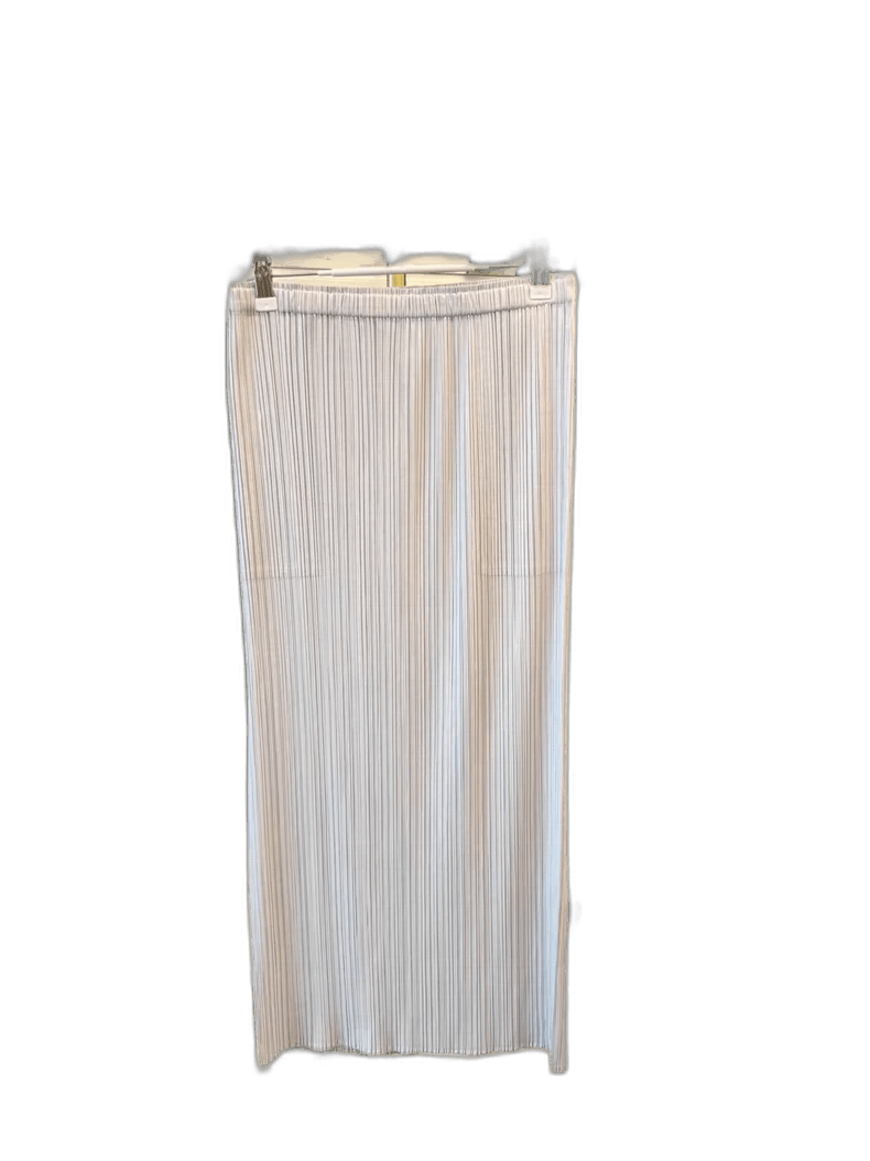 Issey Miyake Issey Miyake Pleated Skirt in Light Gray Size 24" / US 00 / IT 34 - 1 Thumbnail