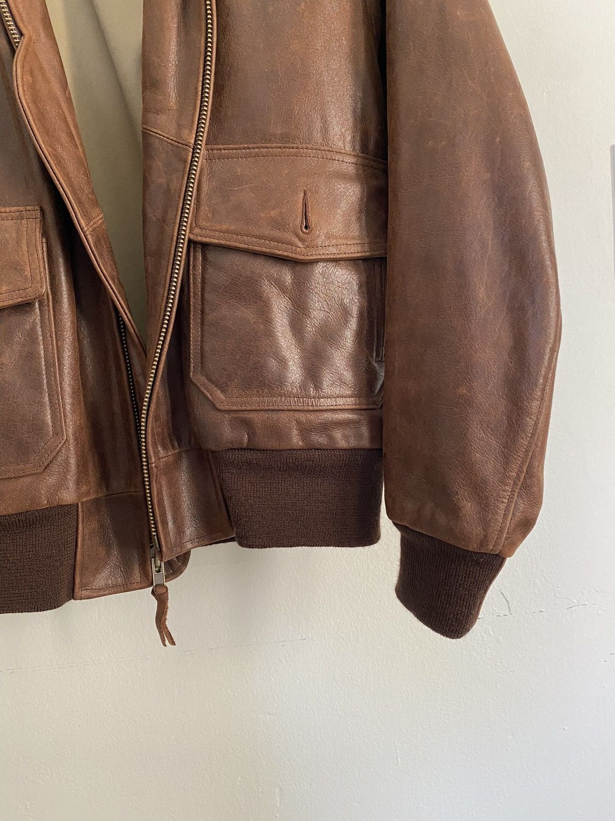 Golden Bear Golden Bear “The Carter” Brown Leather Contemporary Fit Size US M / EU 48-50 / 2 - 3 Thumbnail
